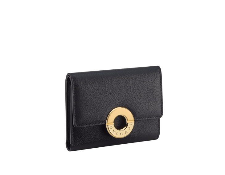 ブルガリ ローマ コンパクトウォレット Calf Leather 294471