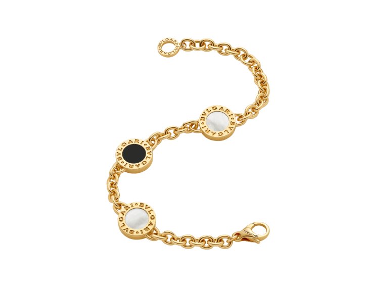 Bvlgari Bulgari B Zero Bracelet 1 18k White Gold Mini Charm