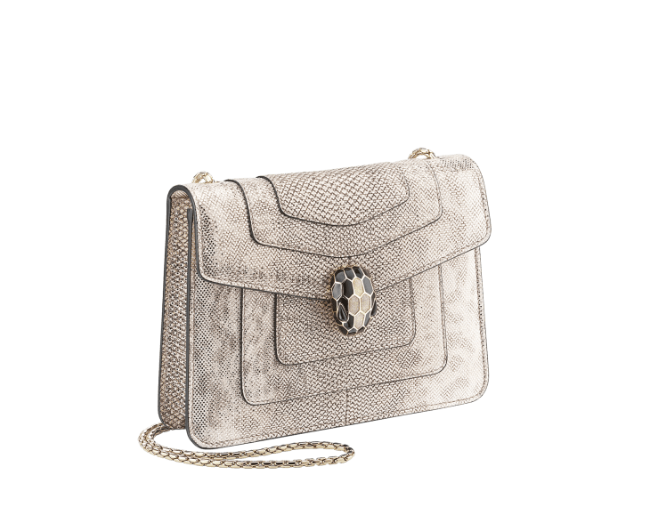 セルペンティ フォーエバー クロスボディバッグ Karung Leather