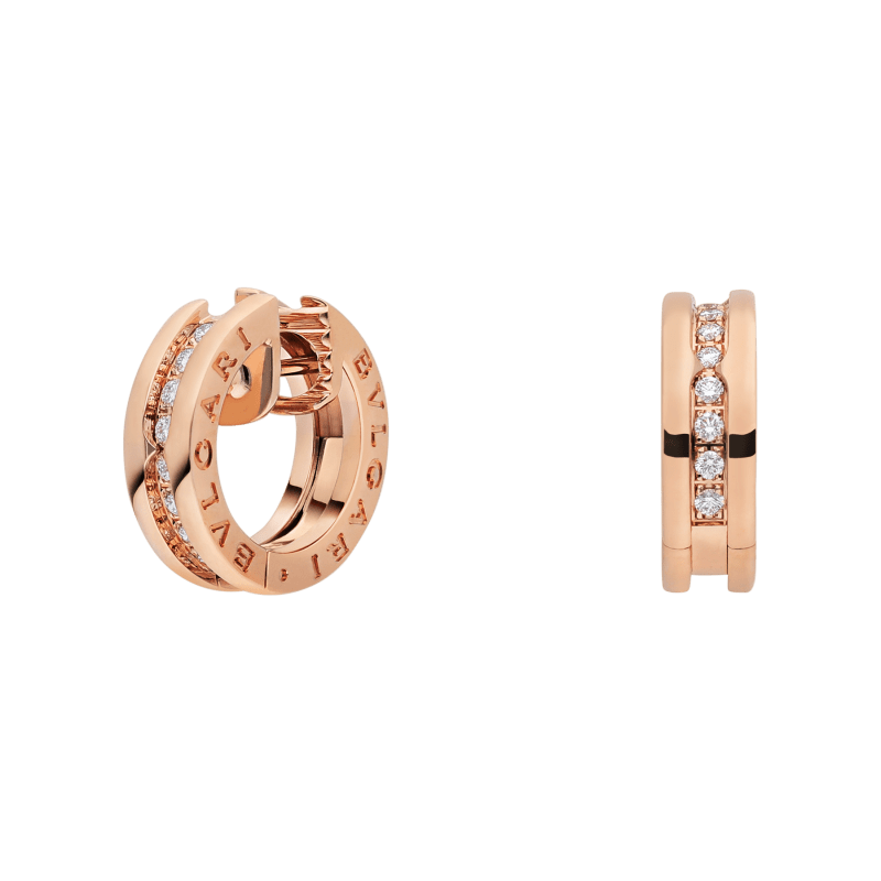 B.zero1 Rose Gold Earrings 348036 | Bvlgari Rose Gold 348036 | Earrings ...