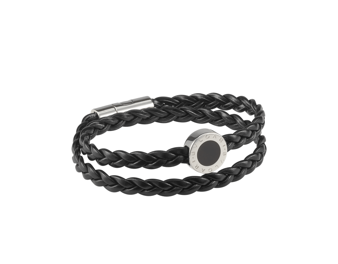 BVLGARI BVLGARI MAN Leather Bracelet