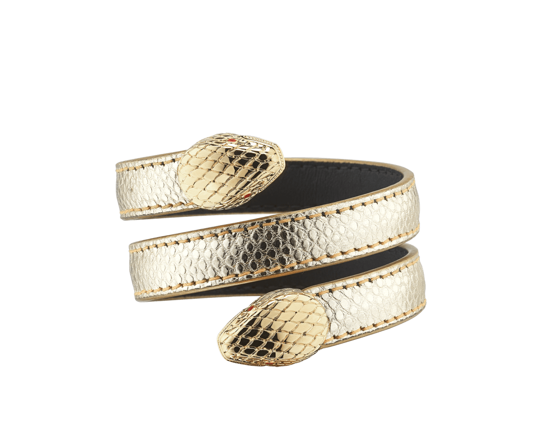 Serpenti Forever Pulseira de couro