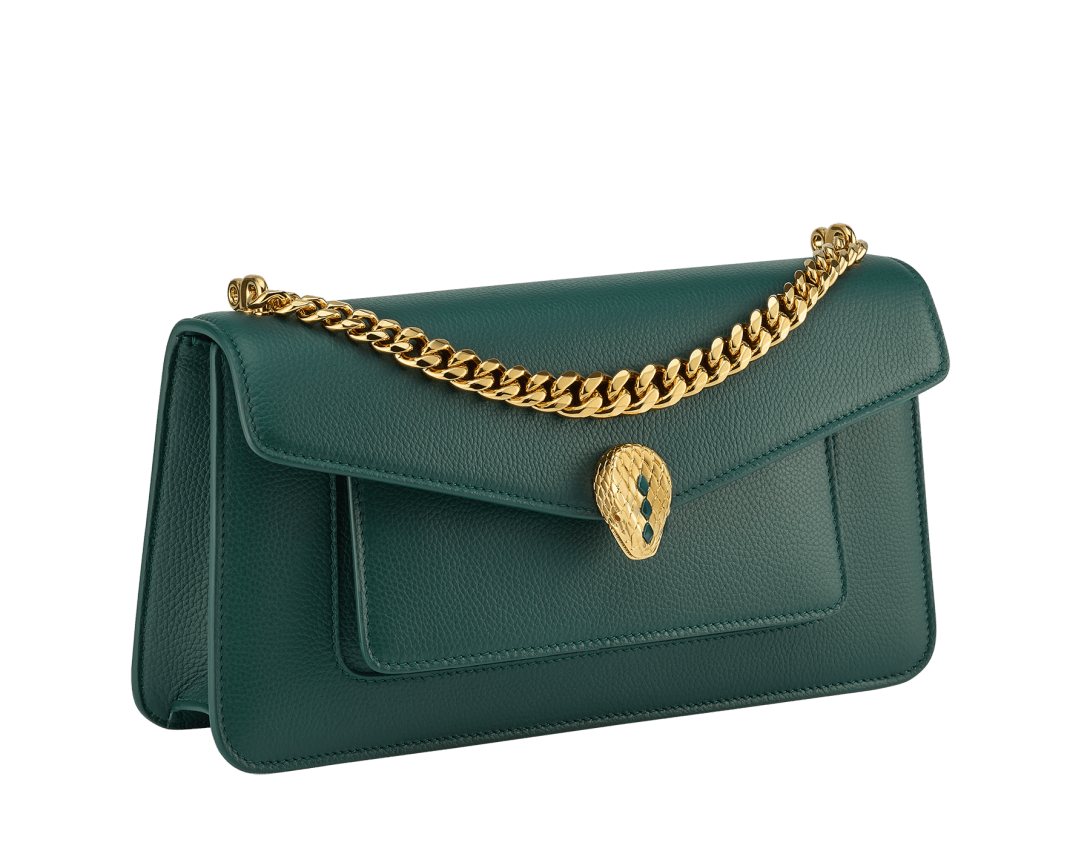 Serpenti East-West Maxi Chain Borsa a spalla