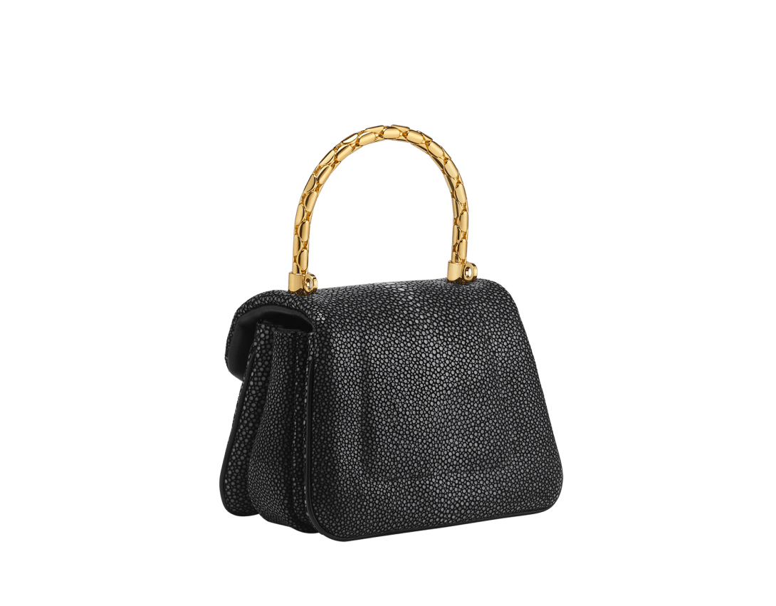Serpenti Reverse Micro Top Handle Bag