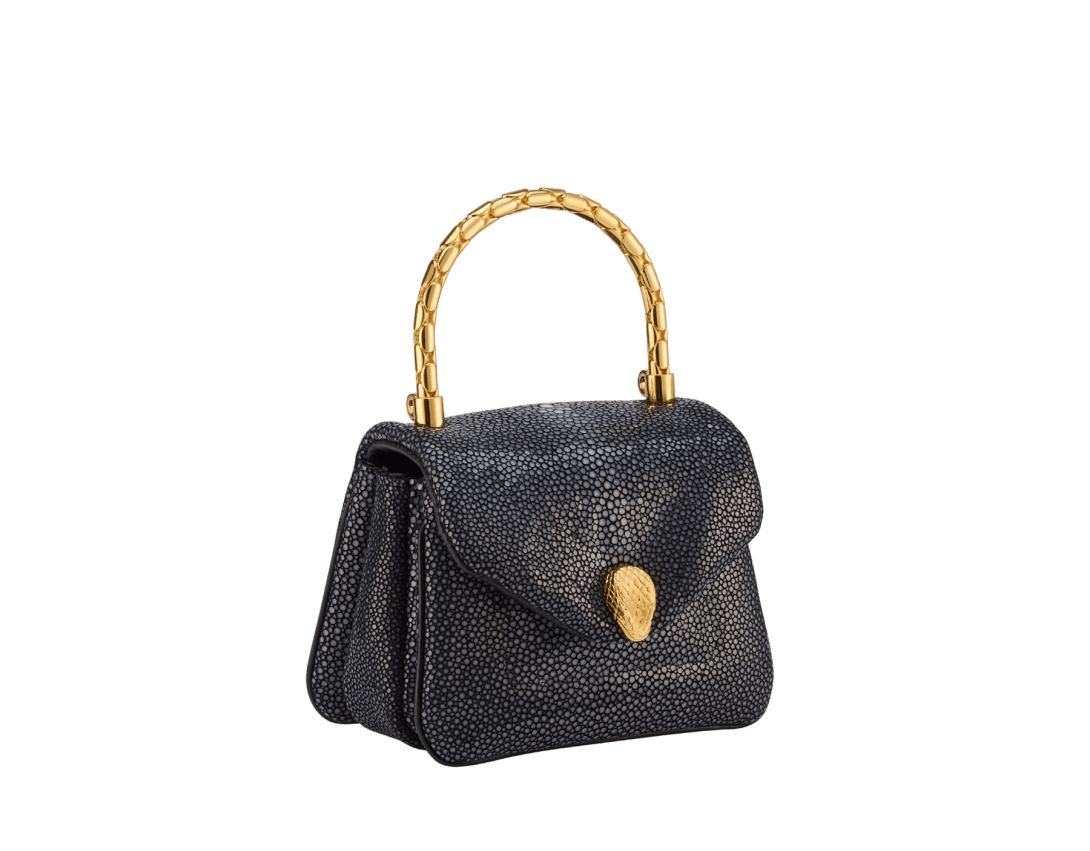 Serpenti Reverse Micro Top Handle Bag