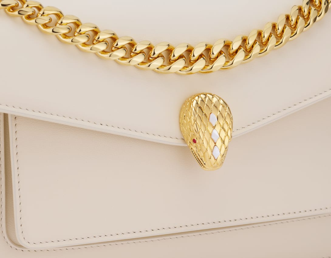 Serpenti East-West Maxi Chain Bolso de hombro