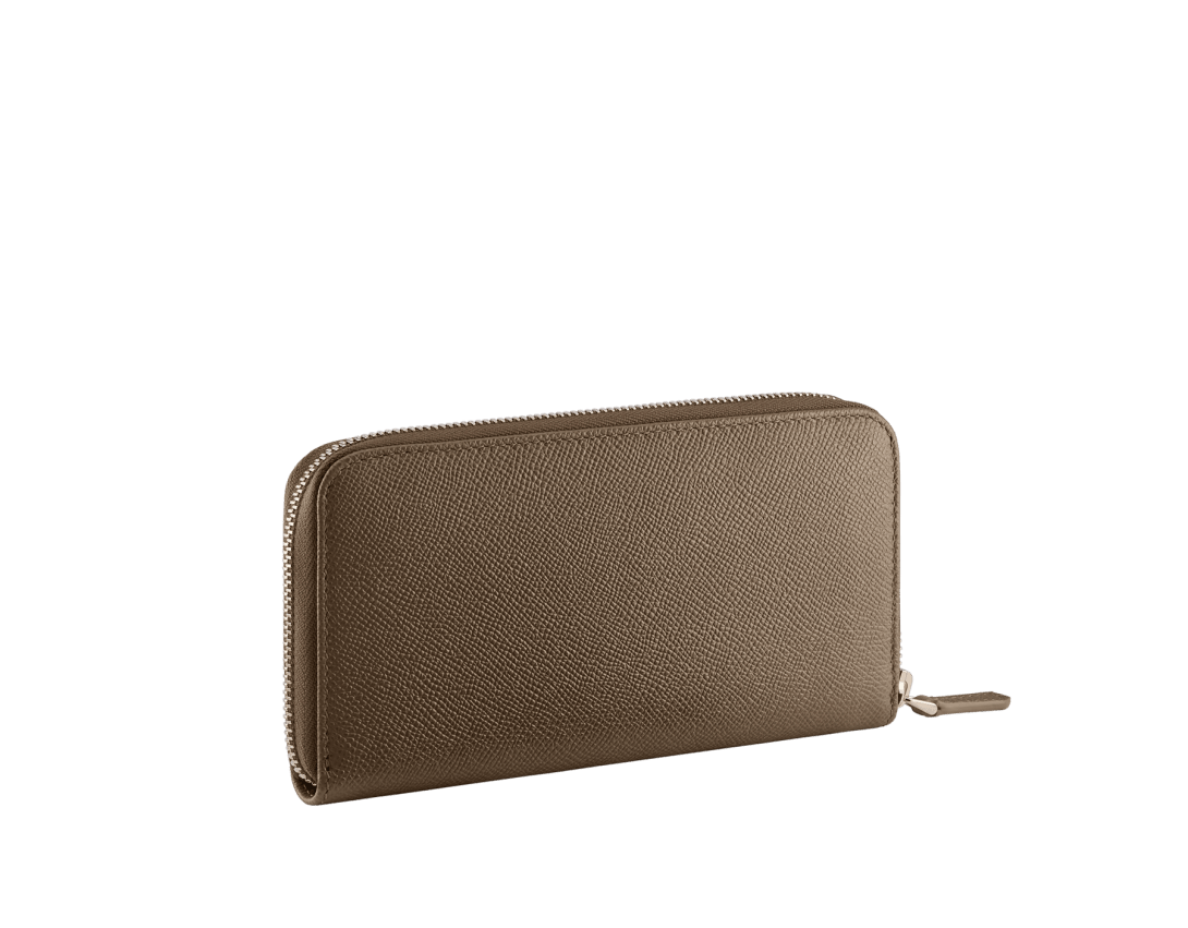 ブルガリ・ブルガリ マン ジップウォレット Calf Leather 293774