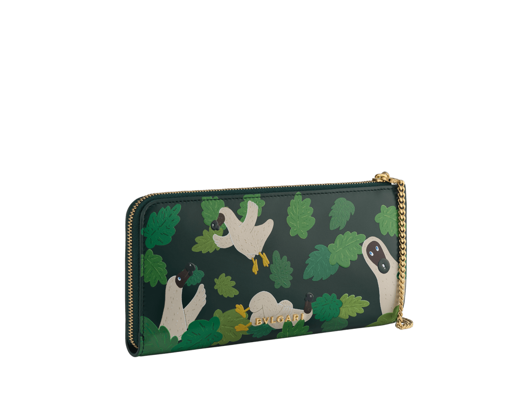セルペンティ フォーエバー ジップウォレット Calf Leather