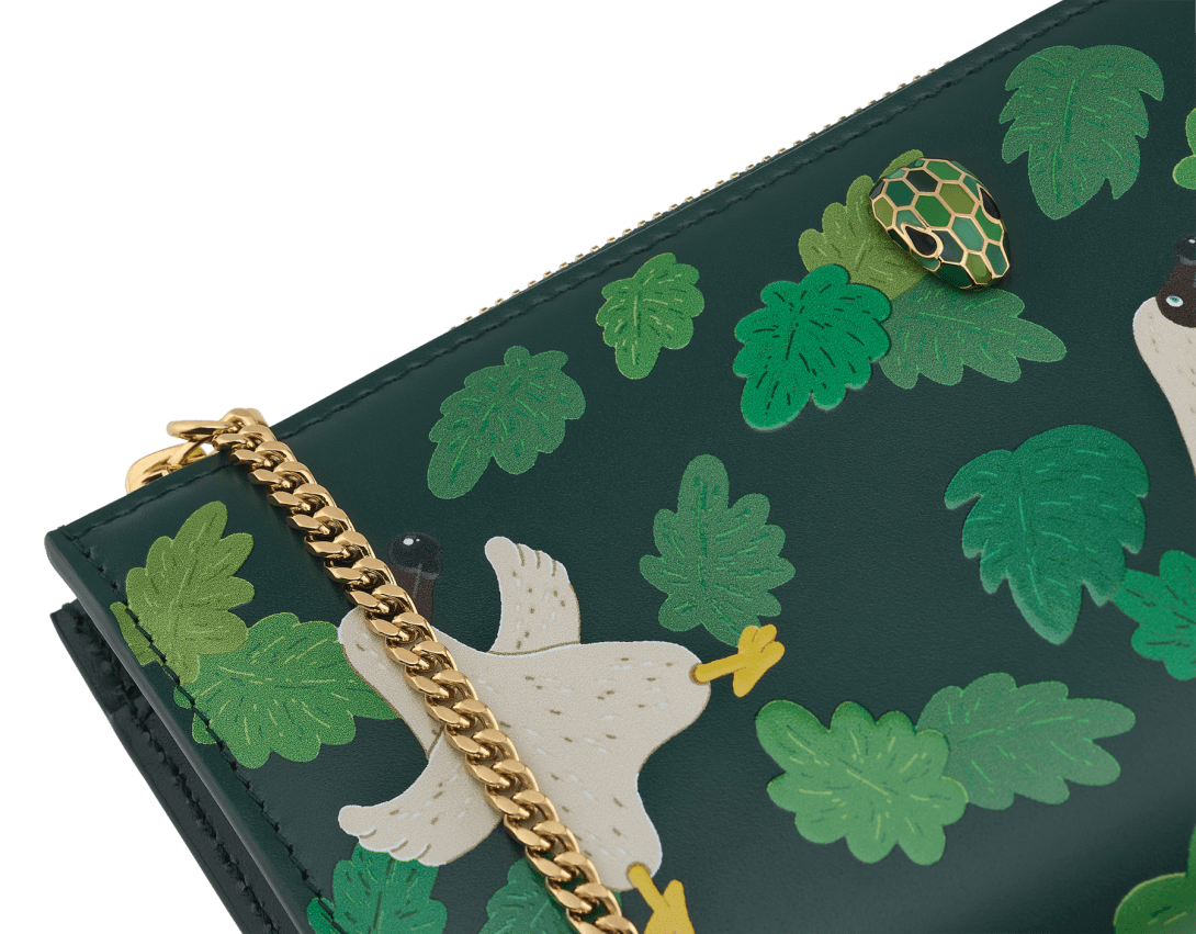 セルペンティ フォーエバー ジップウォレット Calf Leather