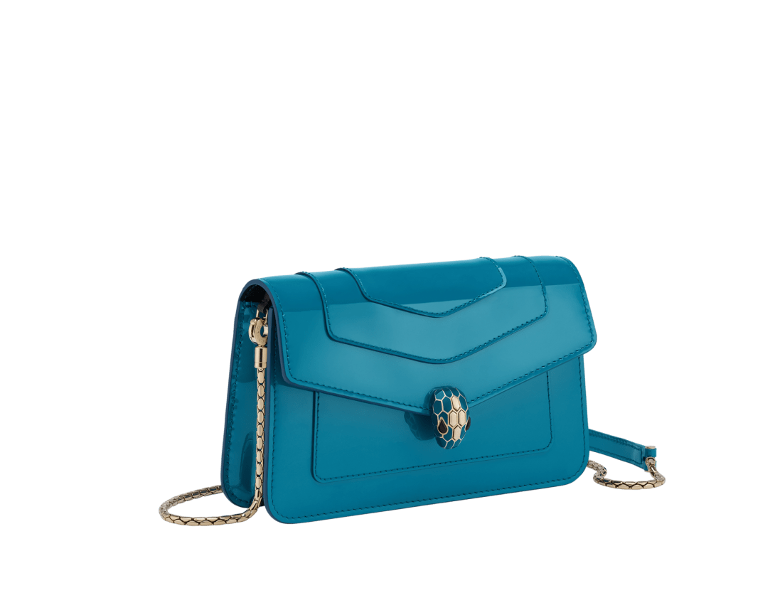【BVLGARI】セルペンティ フォーエバー チェーンウォレット セルペンティ フォーエバー チェーンウォレット Calf Leather
