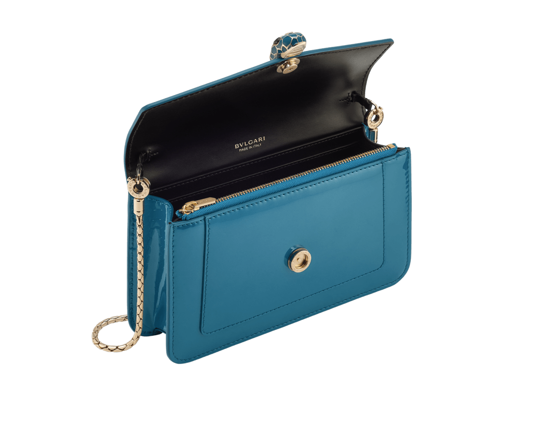 【BVLGARI】ブルガリ セルペンティ フォーエバー チェーン 財布 セルペンティ フォーエバー チェーンウォレット Calf Leather