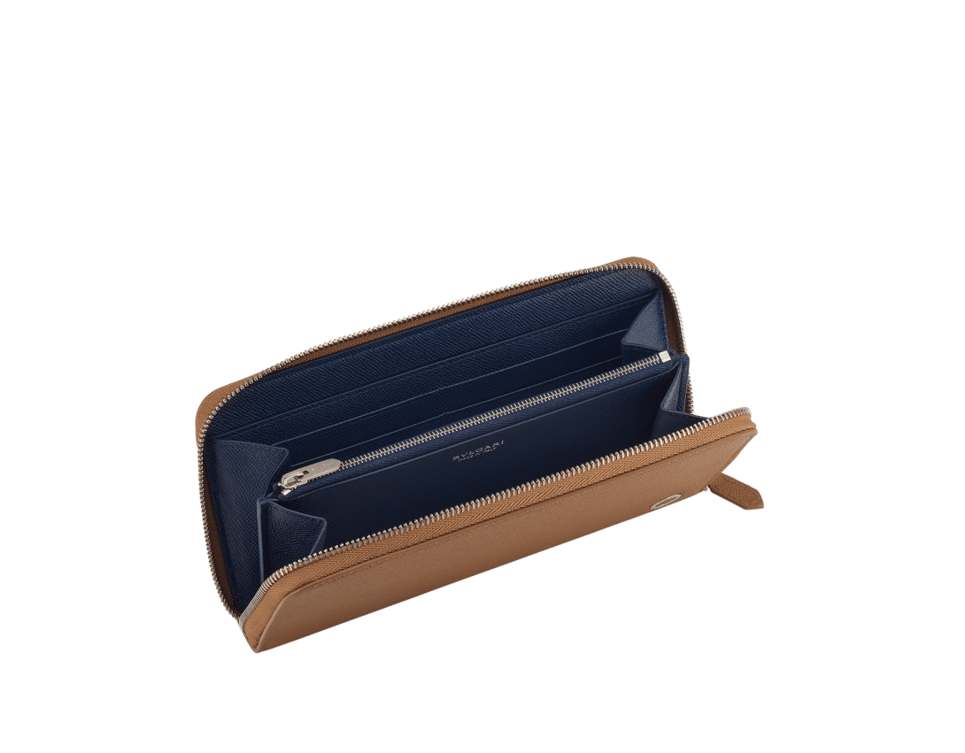 ブルガリ・ブルガリ マン ジップウォレット Calf Leather 294735
