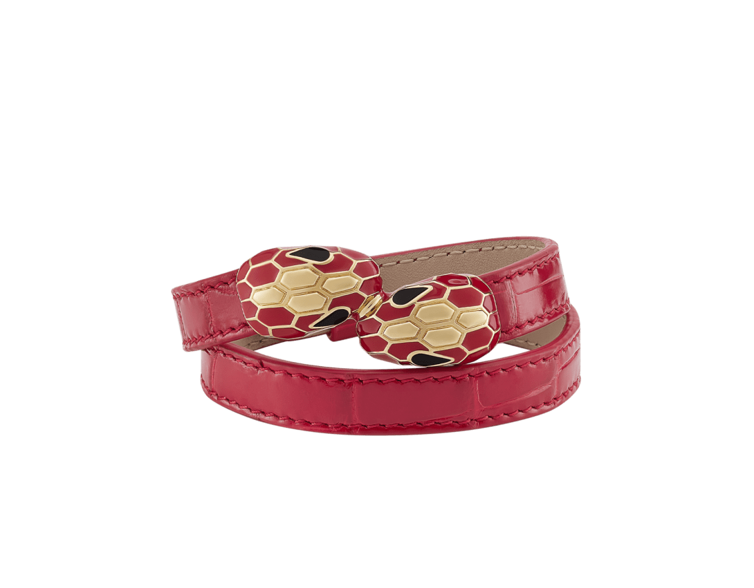 Serpenti Forever Leather Bracelet