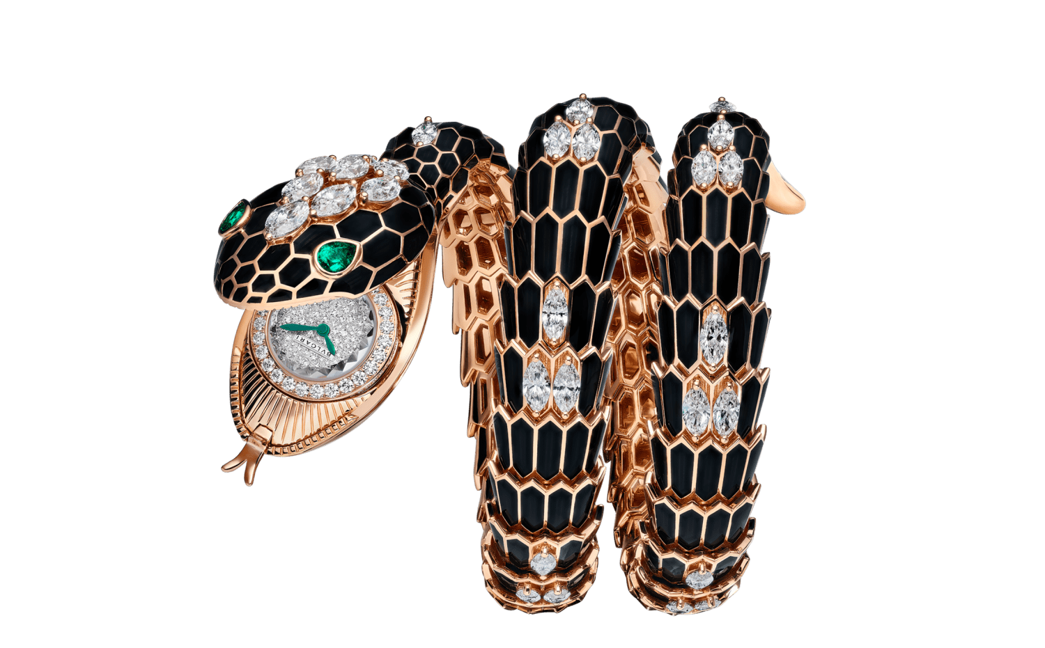 BULGARI SERPENTI MISTERIOSI JOYA PULSERA SERPIENTE EN LA MUÑECA BULGARI SERPENTI MISTERIOSI JOYA PULSERA SERPIENTE EN LA MUÑECA