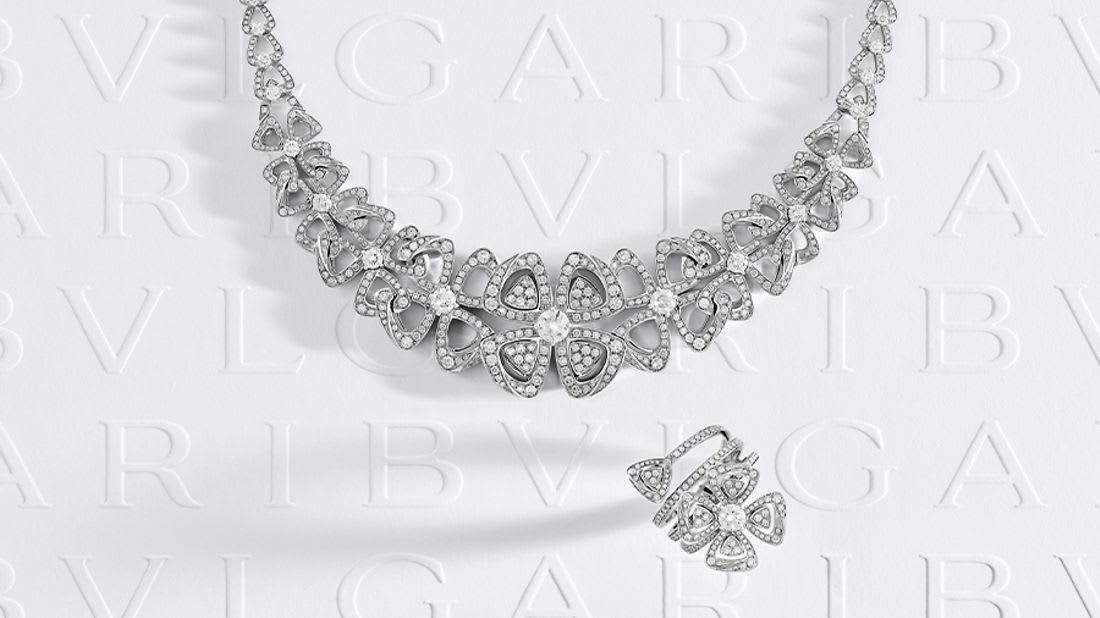 Bulgari flower necklace shop