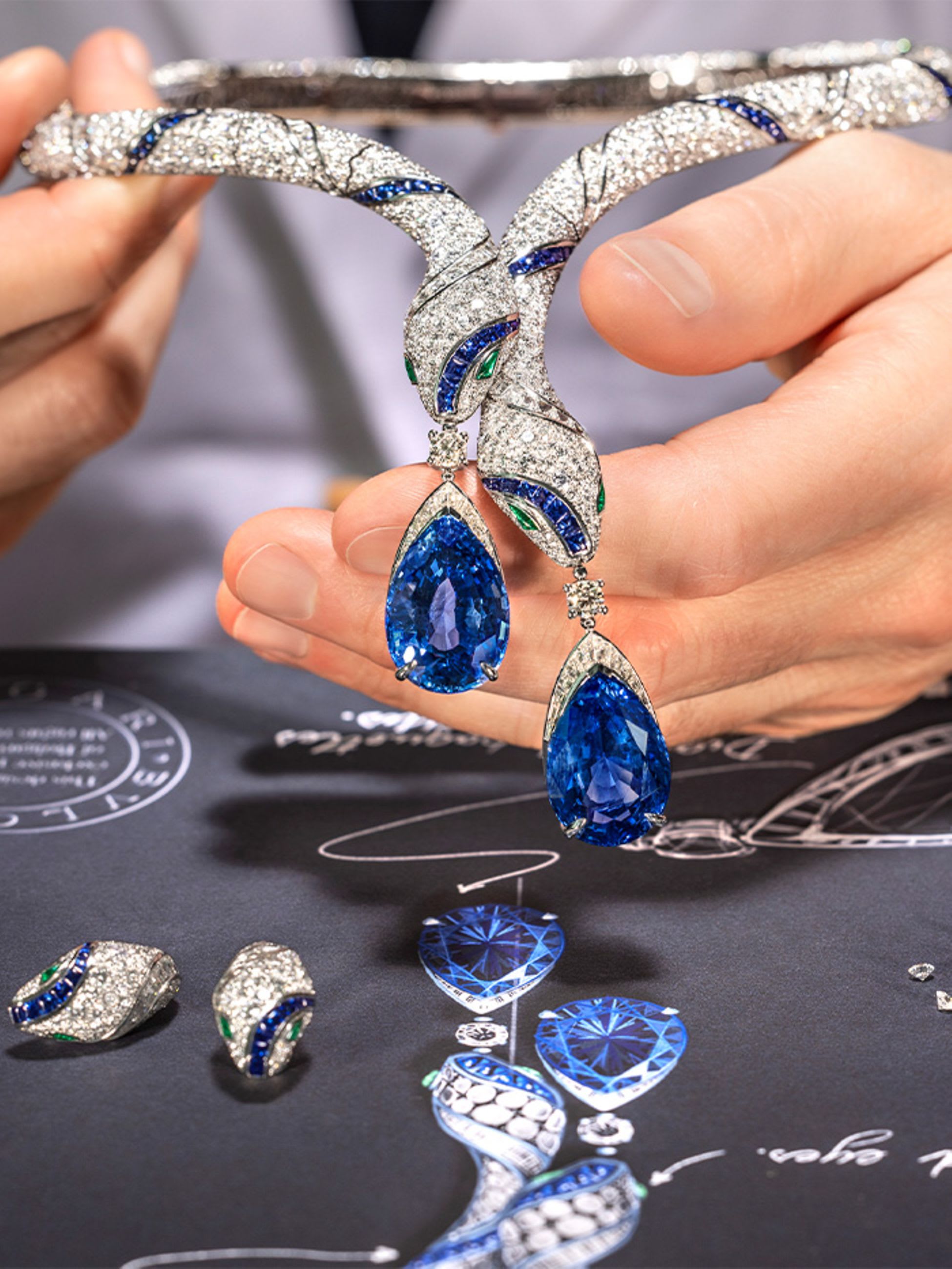 Bulgari sapphire necklace 2025