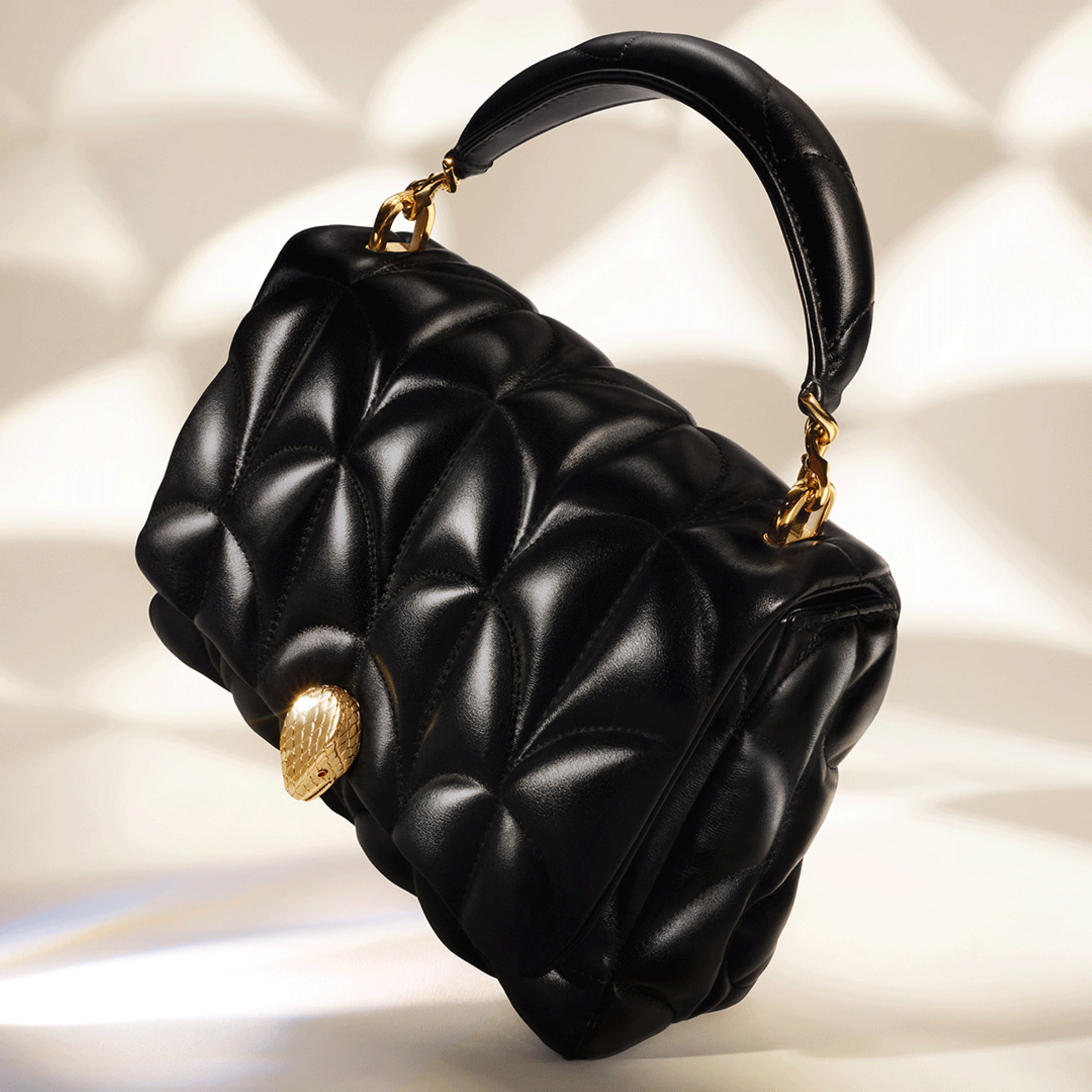 Serpenti Sugarloaf Shoulder Bag, creative shot.