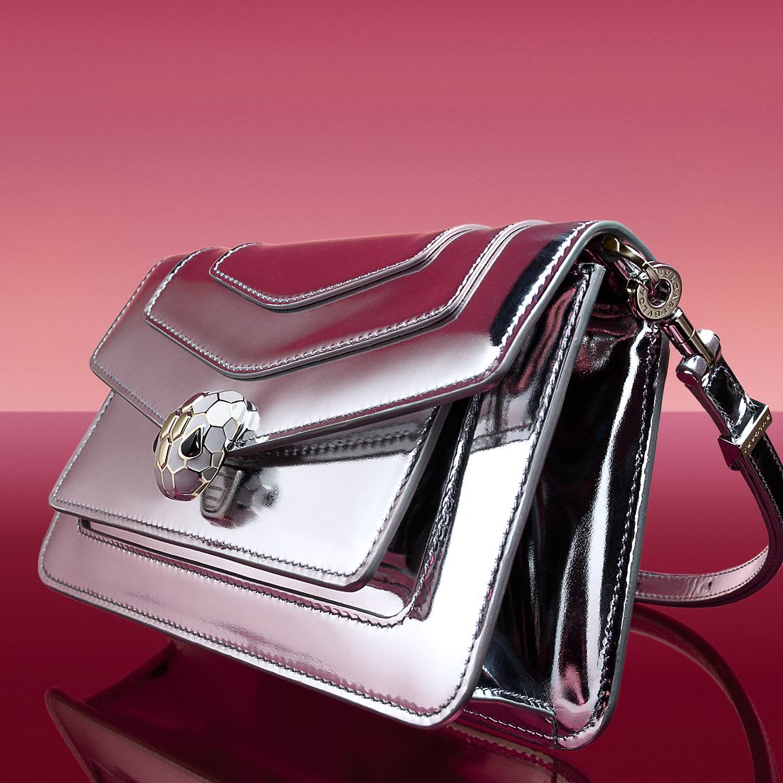 Bvlgari metallic bag online