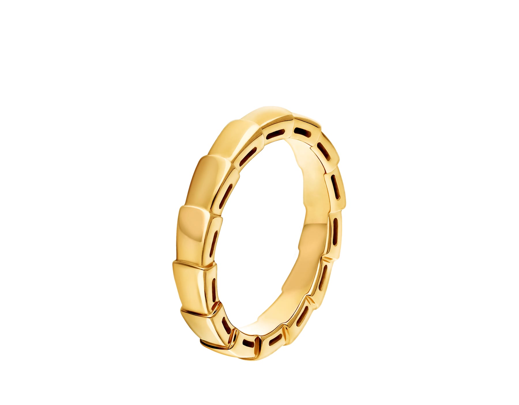 Bvlgari Serpenti Viper Wedding Band in Yellow gold, 51
