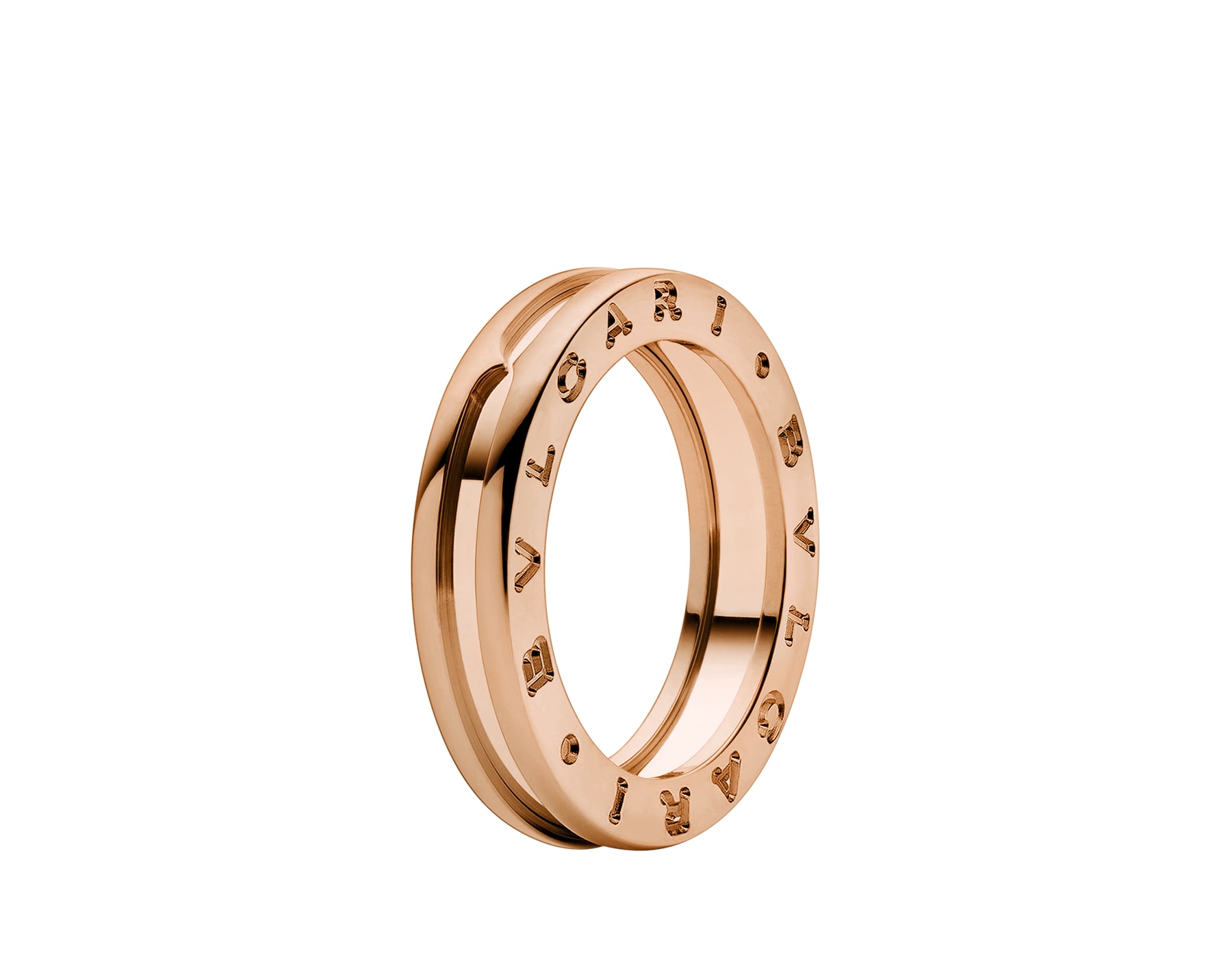Bvlgari B.zero1 One band Ring in Rose gold with No Gemstones, 61
