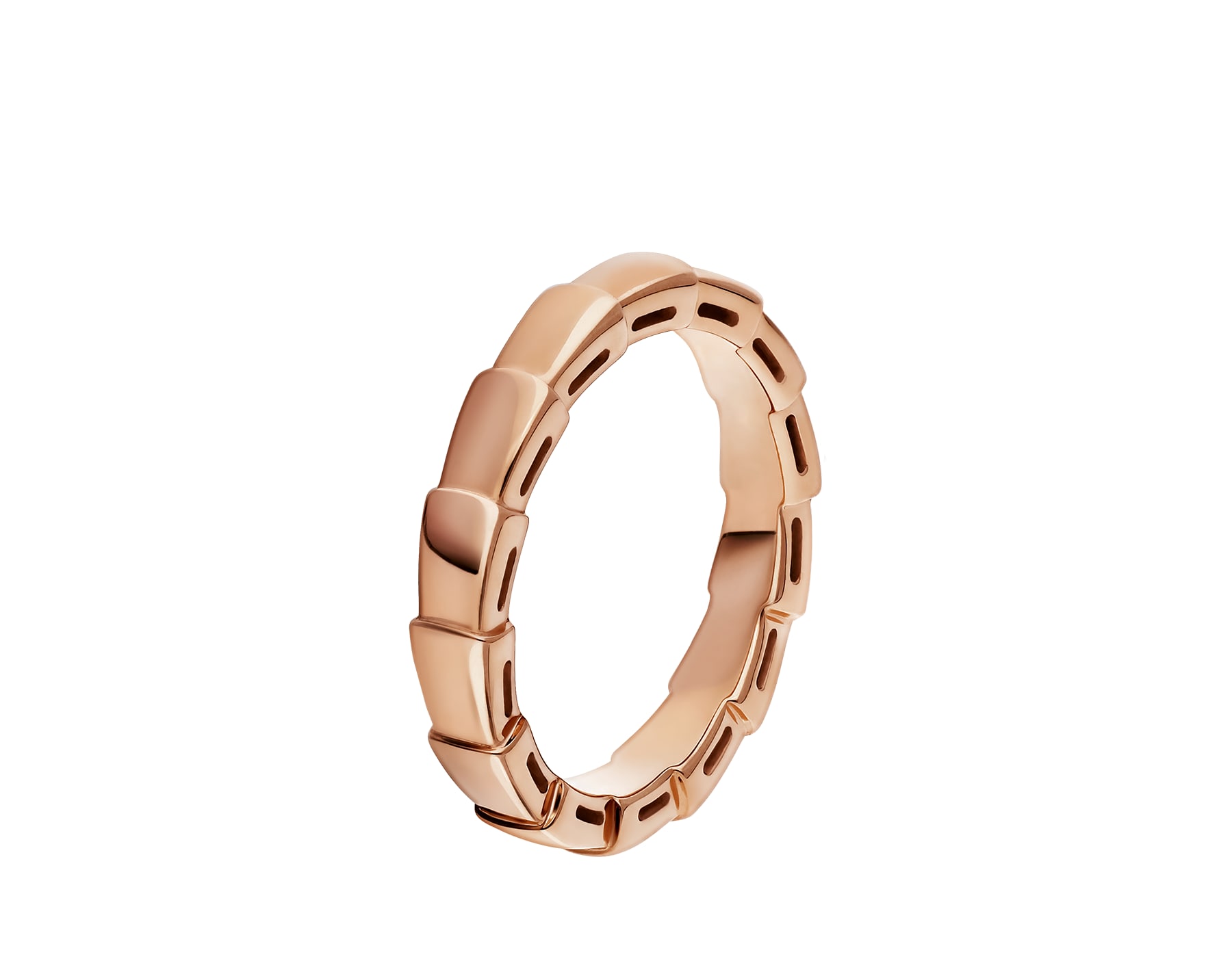 Bvlgari Serpenti Viper Ring in Rose gold, 56