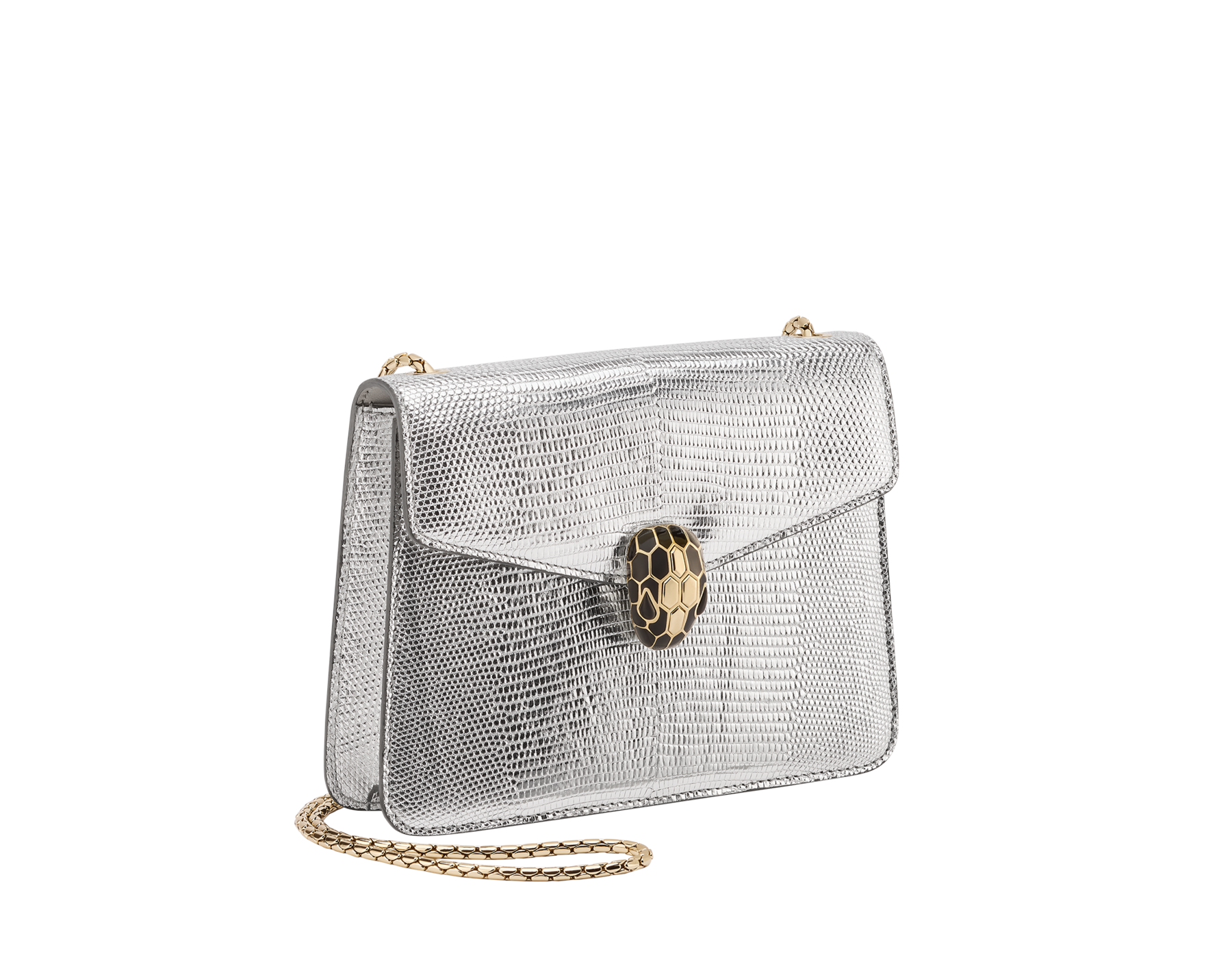 Serpenti Forever Crossbody Bag Lizard Leather 293341 | Bags | Bulgari ...