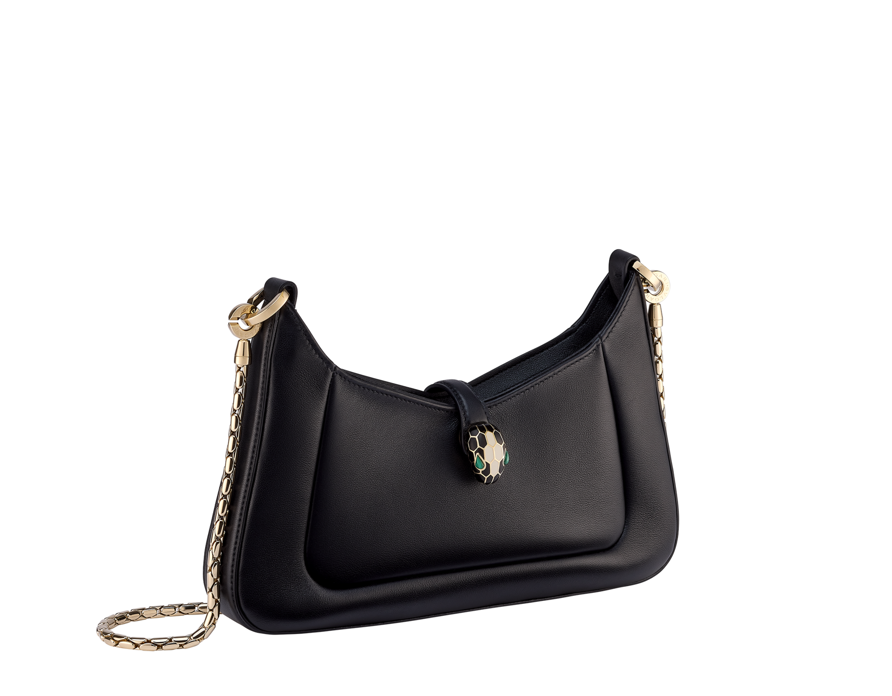 Serpenti Baia Shoulder Bag Calf Leather 293201 | Bags | Bulgari ...