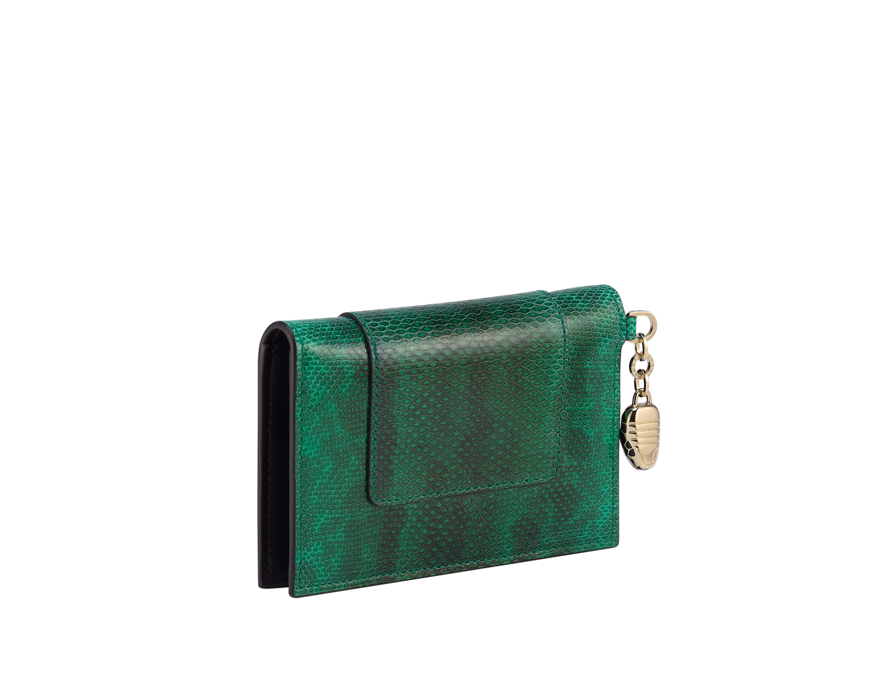 Serpenti Forever Card Holder Karung Leather 293253 | Card Holders And ...