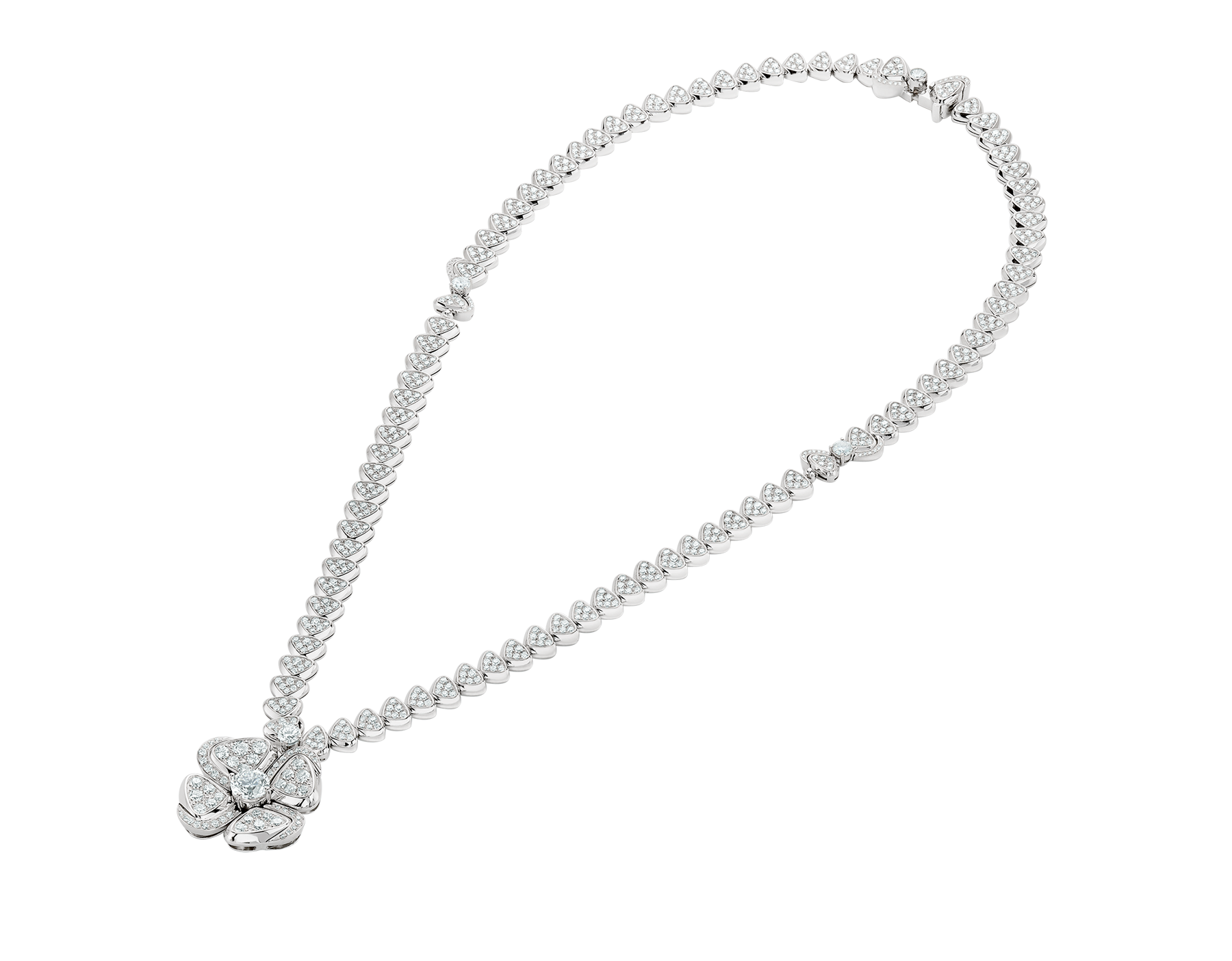 Fiorever Necklace White Gold 357377 | Necklaces | Bulgari Official Store