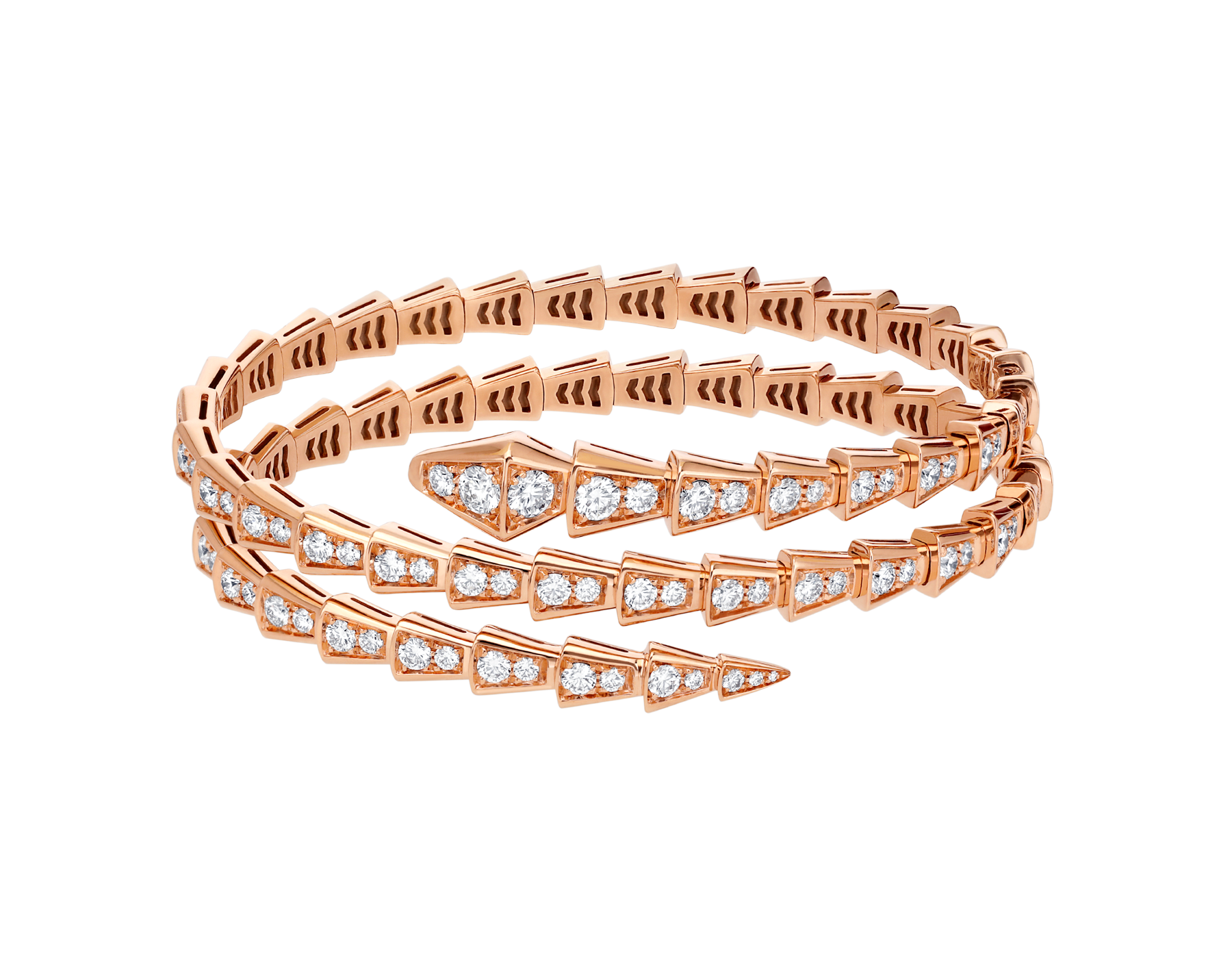 Serpenti Viper Bracelet Rose Gold 357272 | Bracelets | Bulgari Official ...