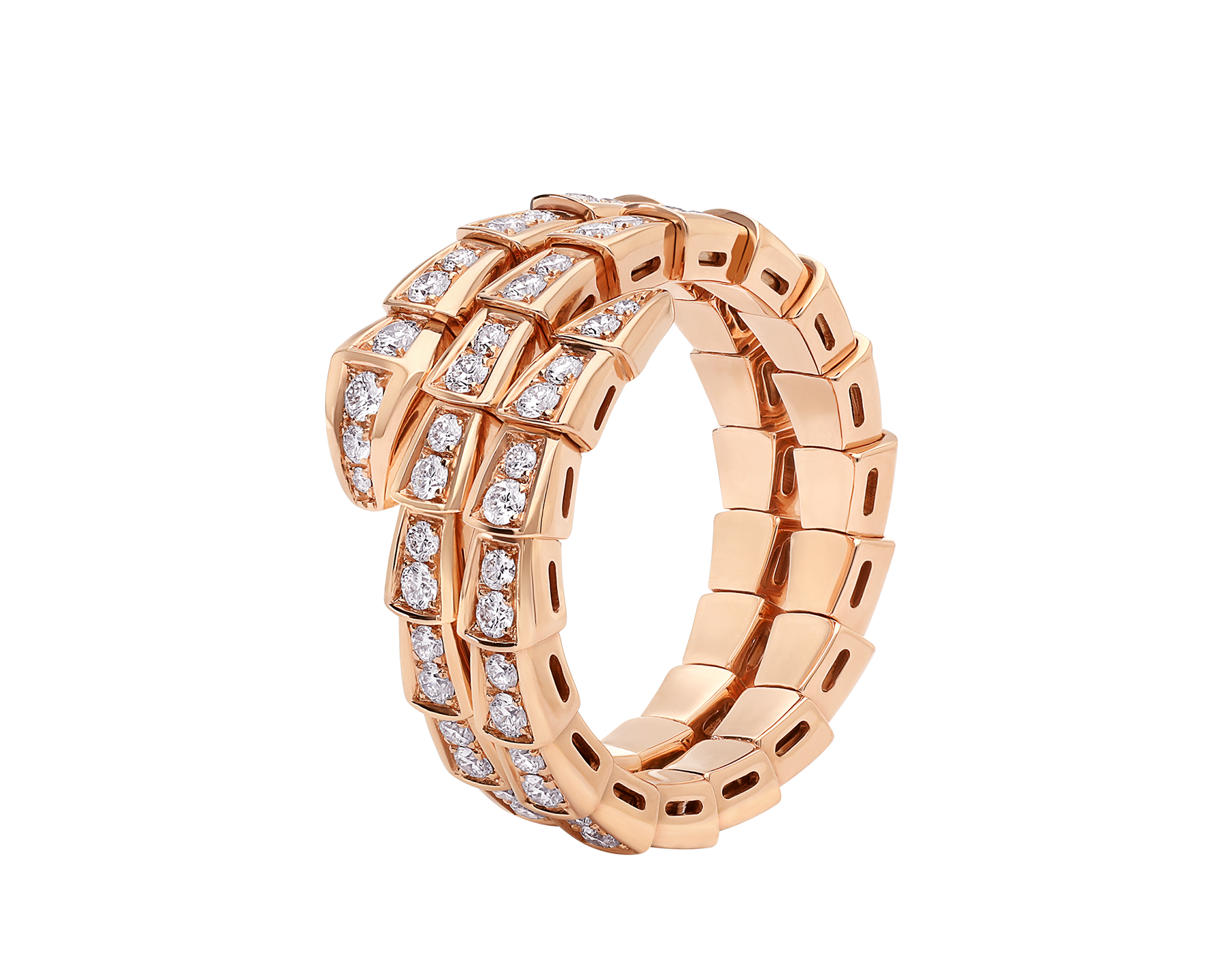 Bulgari diamond outlet snake ring