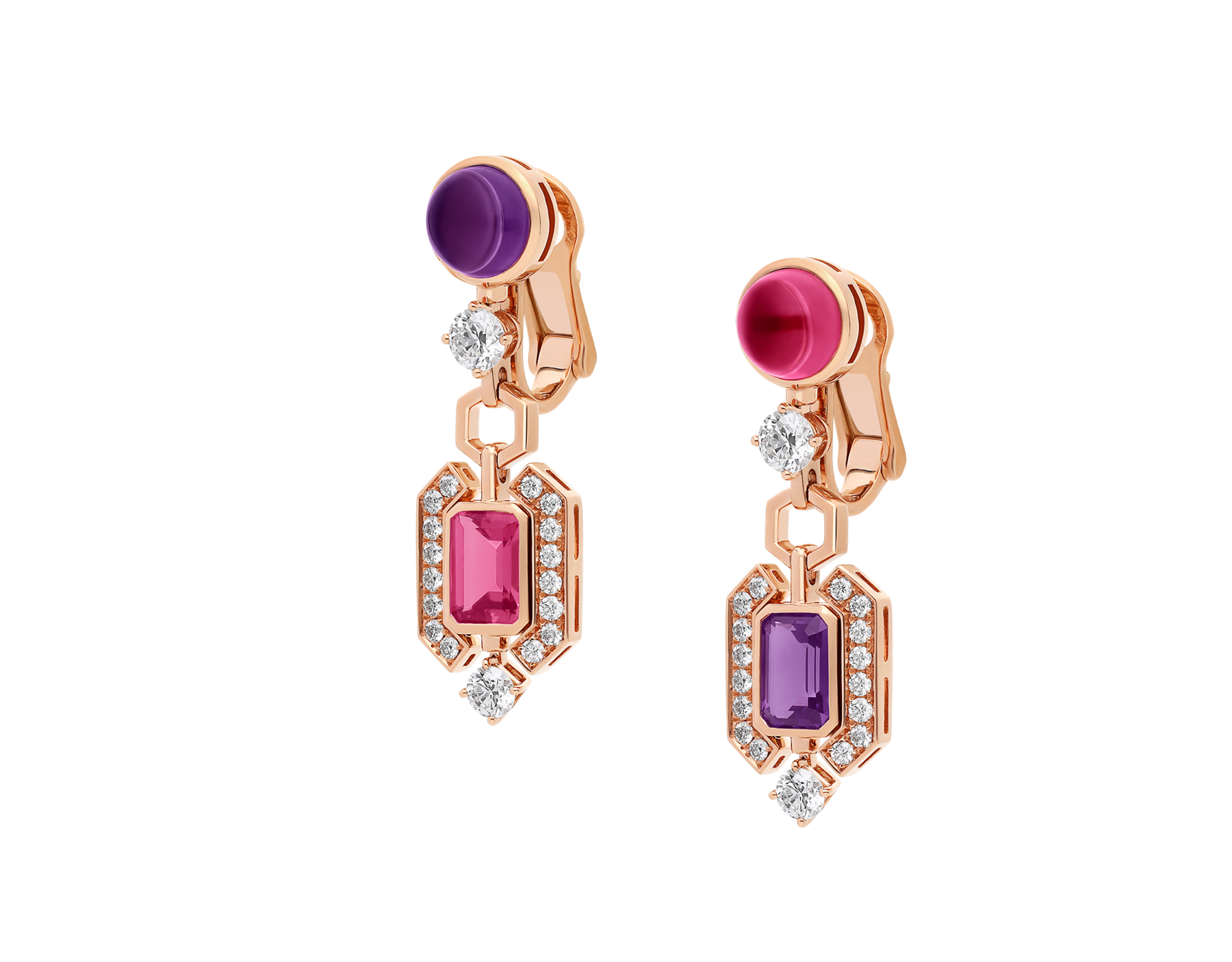 Allegra Earrings Rose Gold 360651 Earrings Bulgari Official Store