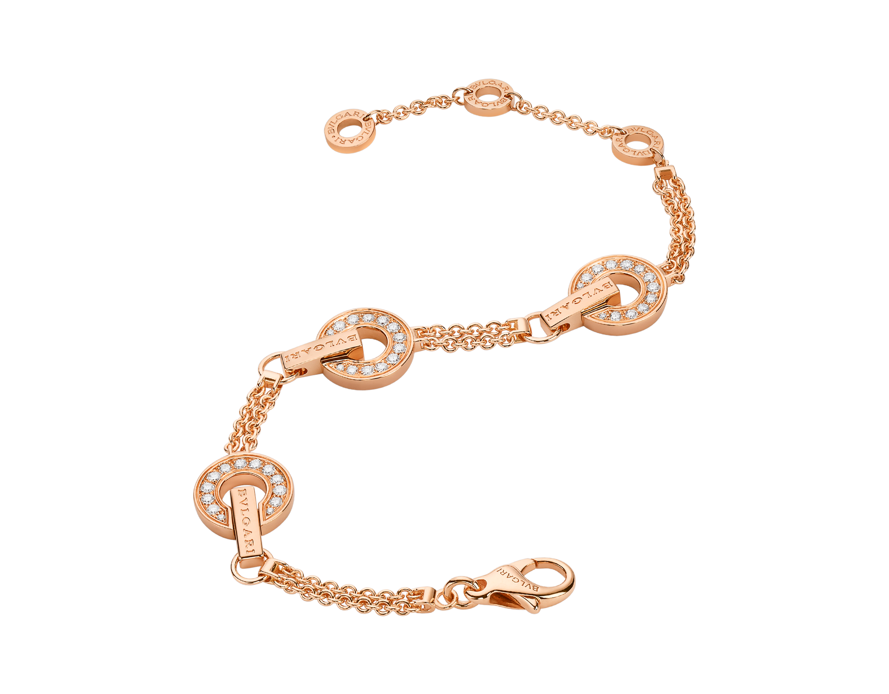 Bvlgari Bvlgari Bracelet Rose Gold Br858775 Bracelets Bulgari