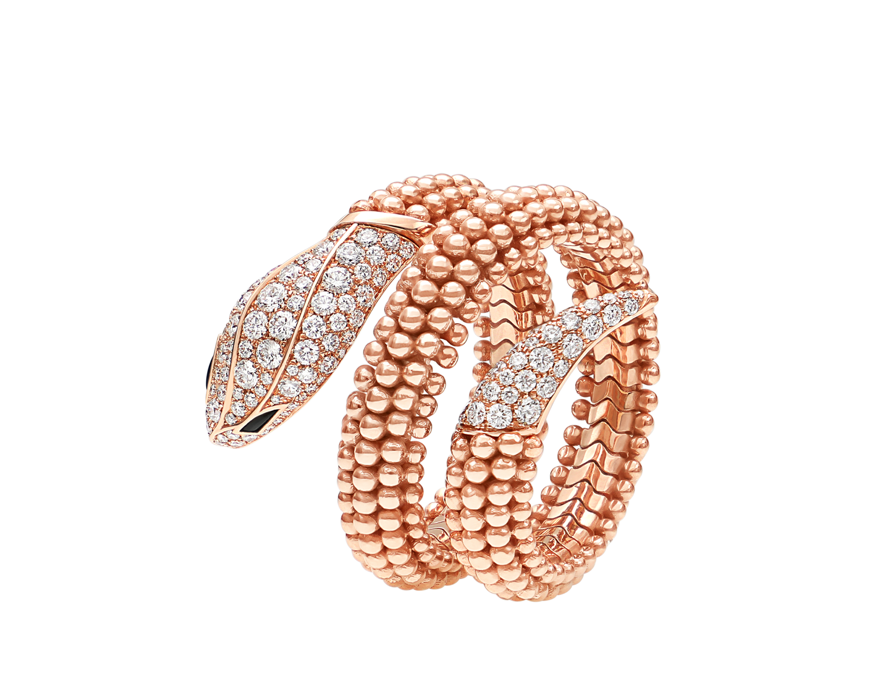 Bvlgari serpenti deals ring rose gold