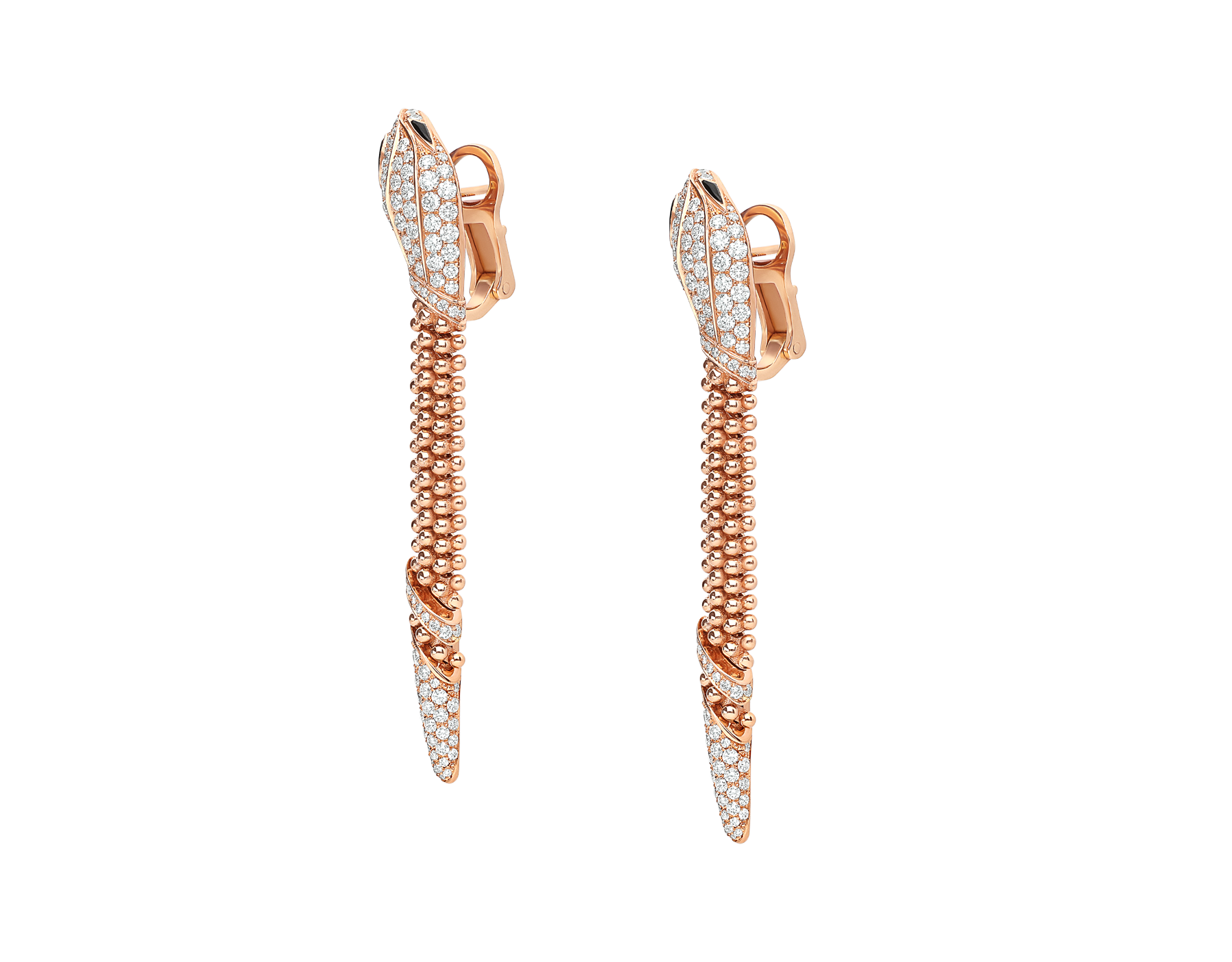 Serpenti Earrings Rose Gold 359387 | Earrings | Bulgari Official Store
