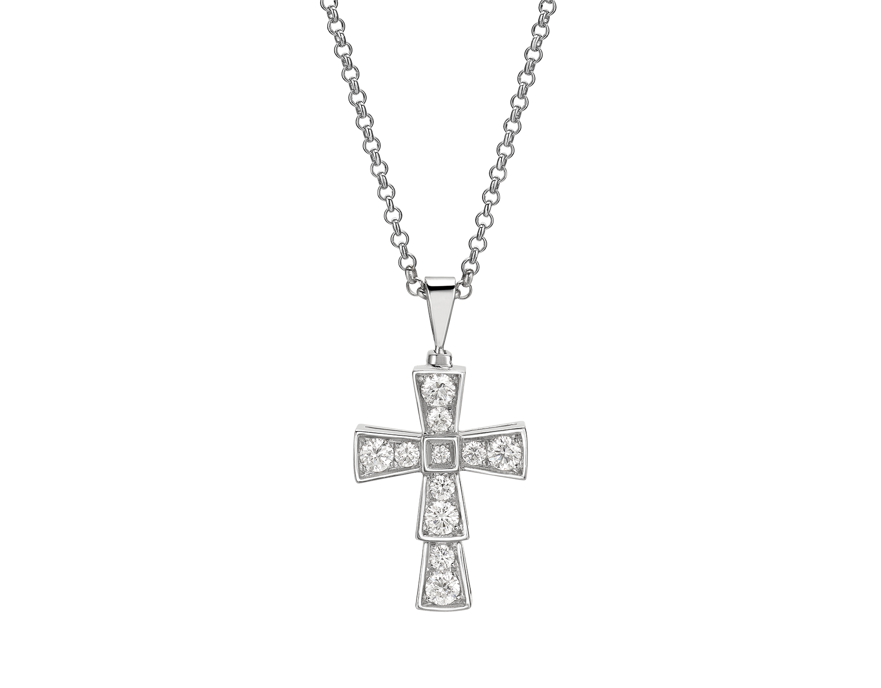 Bvlgari cross store necklace