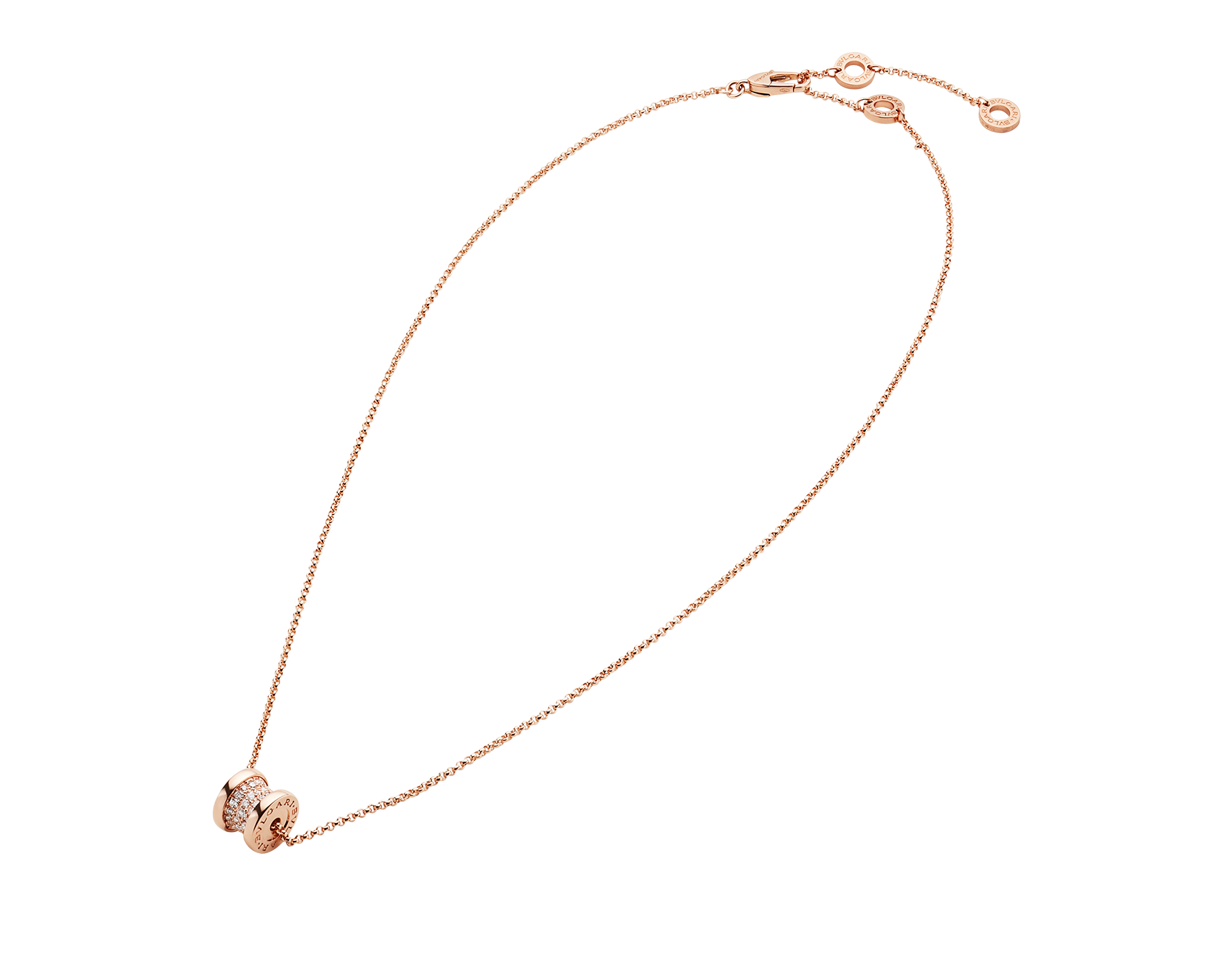 B.zero1 Necklace Rose Gold 351116 | Necklaces | Bvlgari Official Store