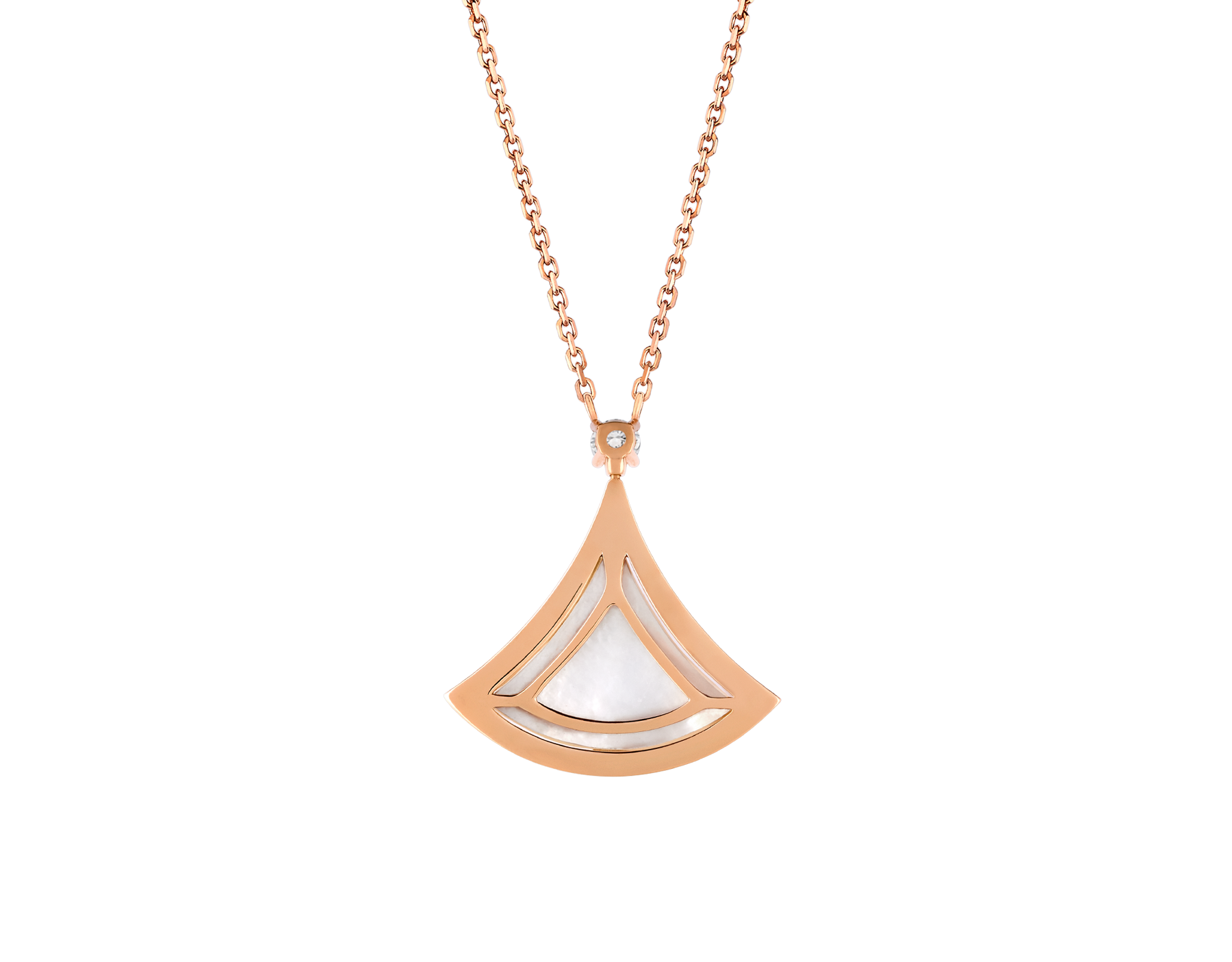 Bvlgari Diva's Dream Necklace Rose Gold Diamonds