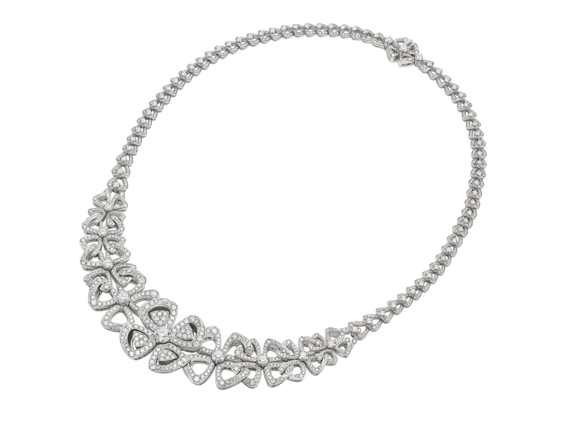 Fiorever Necklace White Gold 356934 | Necklaces | Bvlgari Official Store