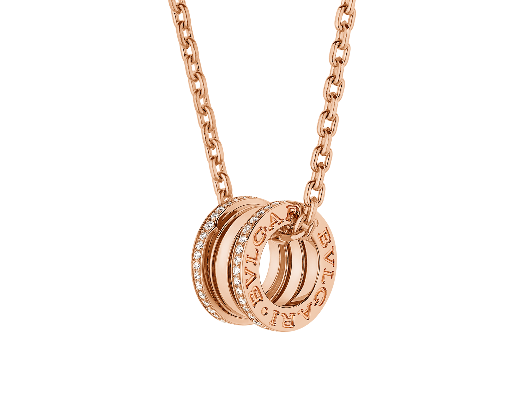 B.zero1 Necklace Rose Gold 358346 | Necklaces | Bulgari Official Store