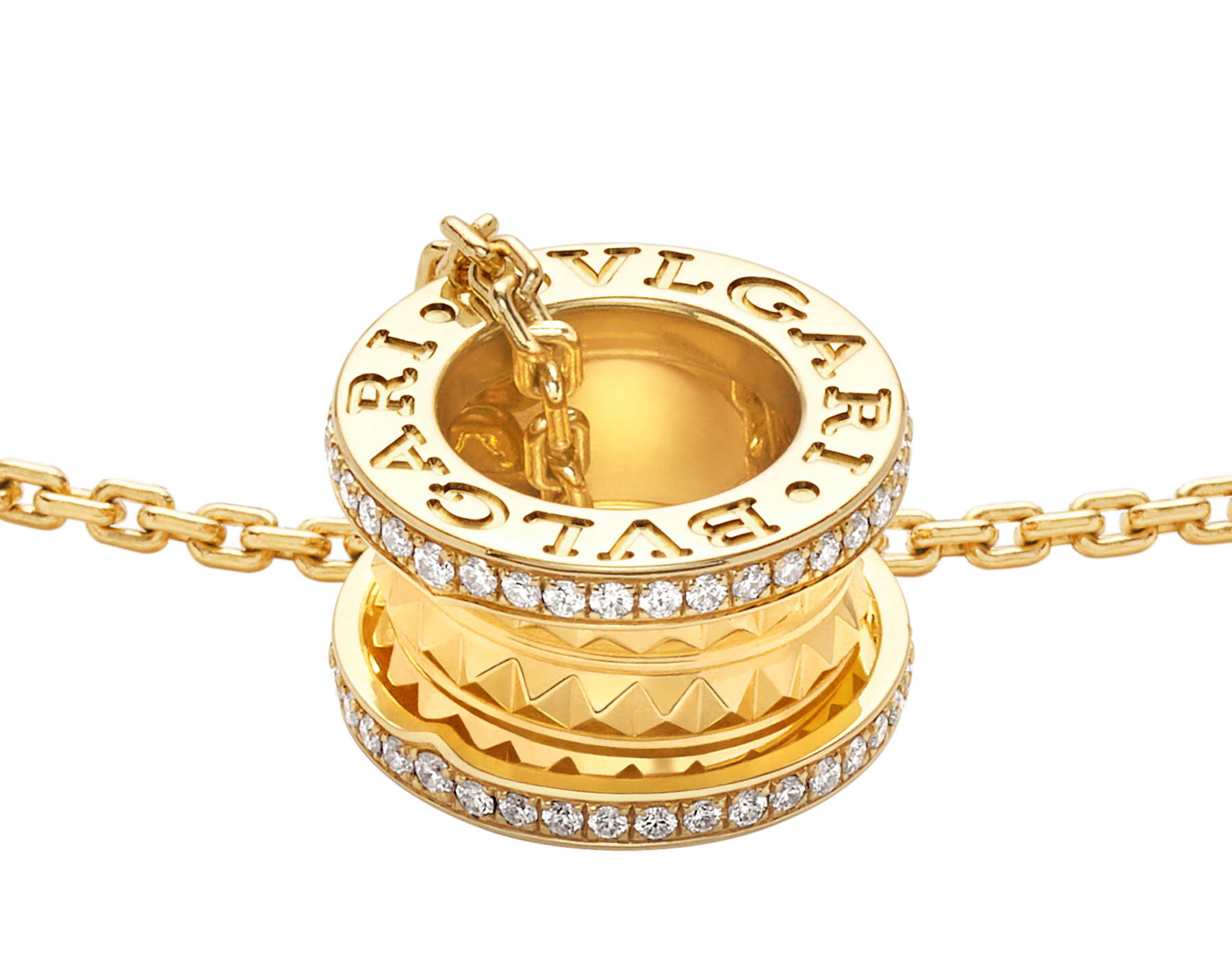 Gold bvlgari deals necklace