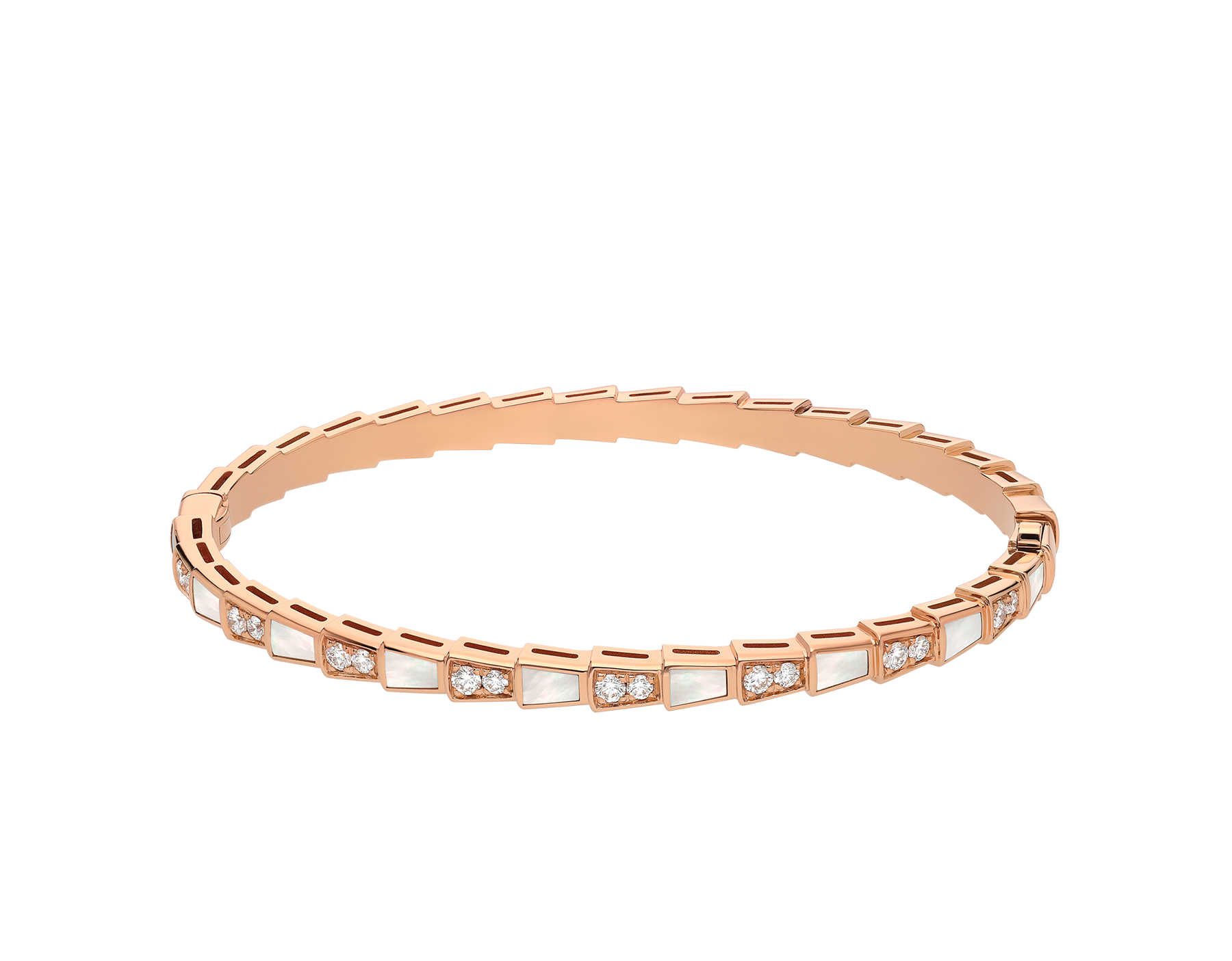Serpenti Viper Bracelet Rose Gold Br859370 | Bracelets | Bulgari ...