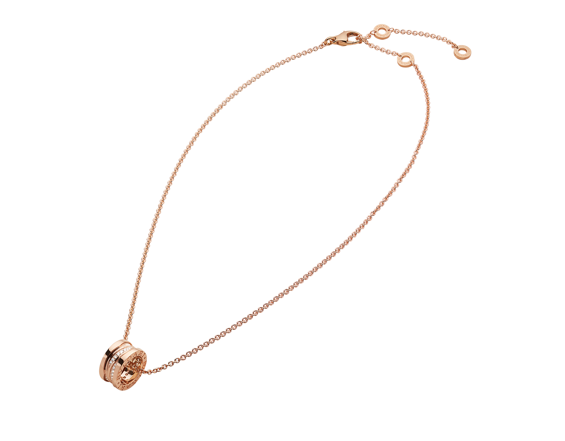 B.zero1 Necklace Rose Gold 355060 | Necklaces | Bulgari Official Store