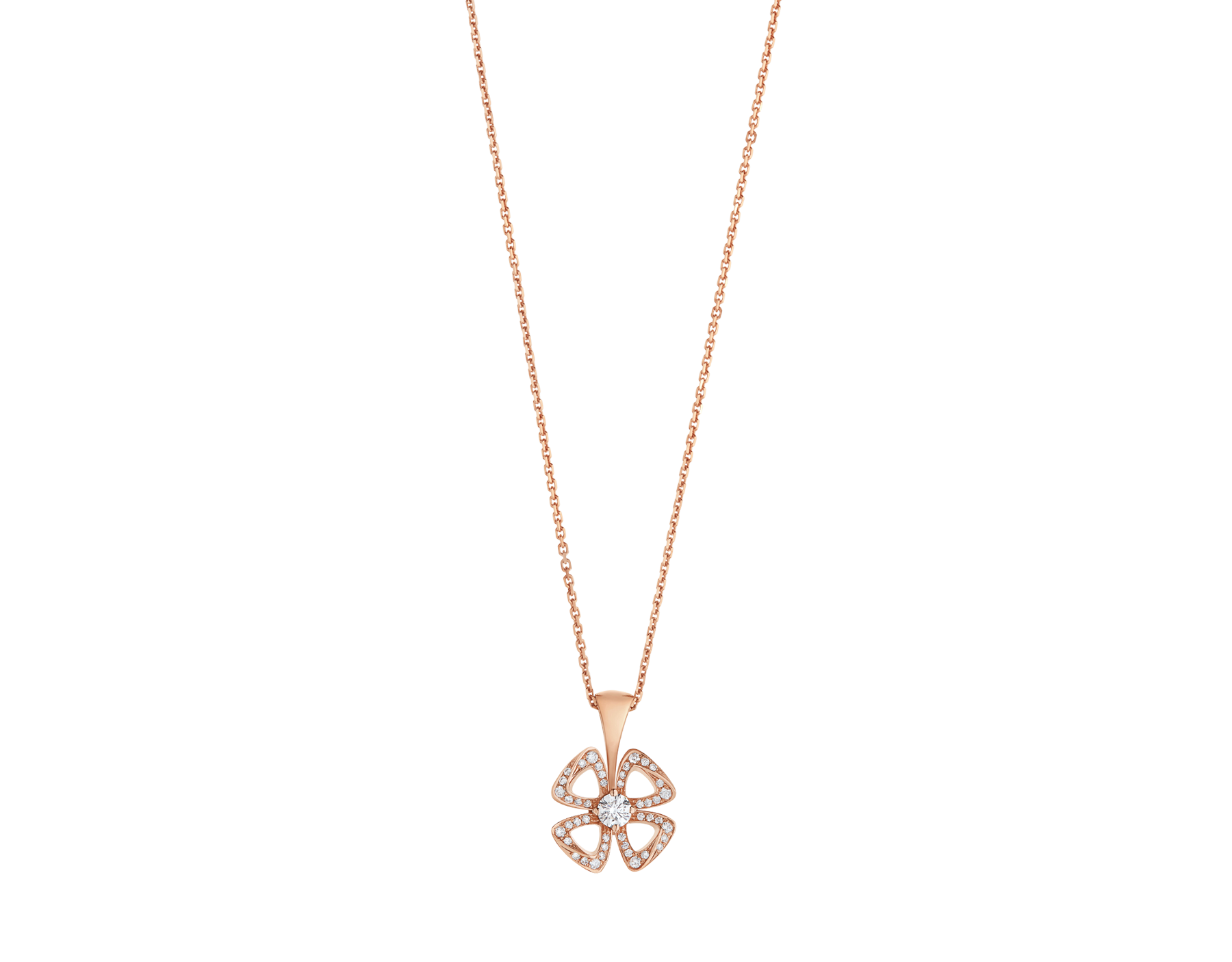 Fiorever Necklace Rose Gold 358156 | Necklaces | Bulgari Official Store