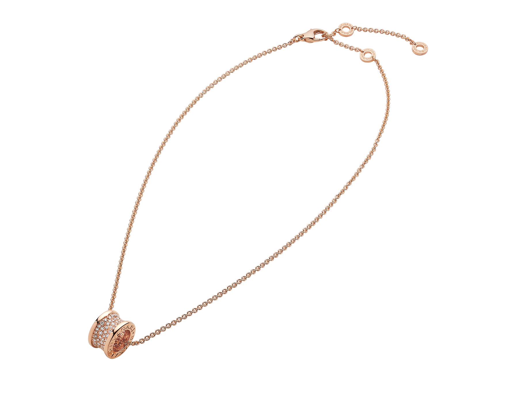 B.zero1 Necklace Rose Gold 348035 | Necklaces | Bulgari Official Store