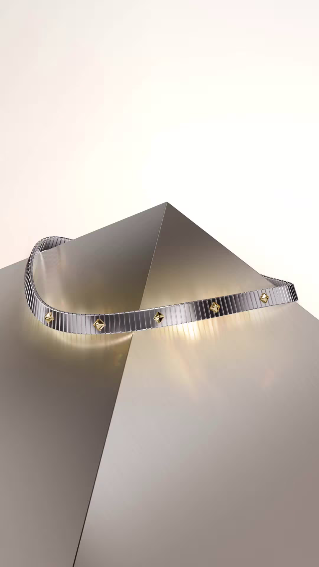 Bvlgari Tubogas Gold & Steel Necklace fallback image