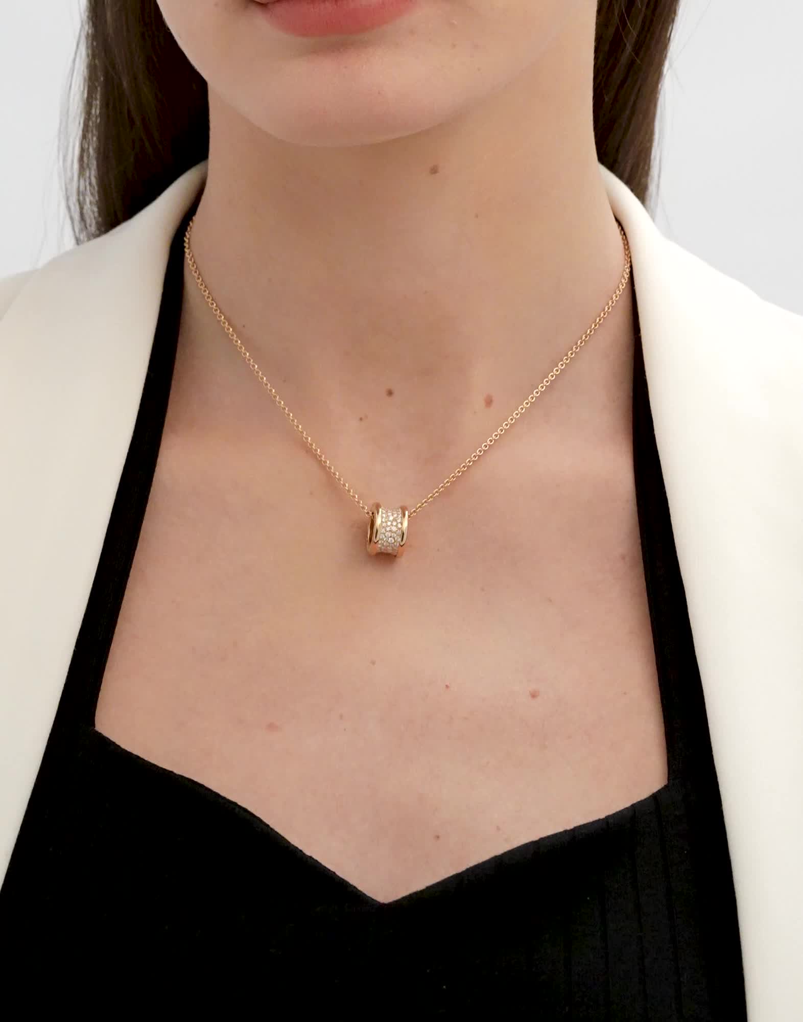 B.zero1 Rose Gold Necklace 348035 | Bvlgari Rose Gold 348035