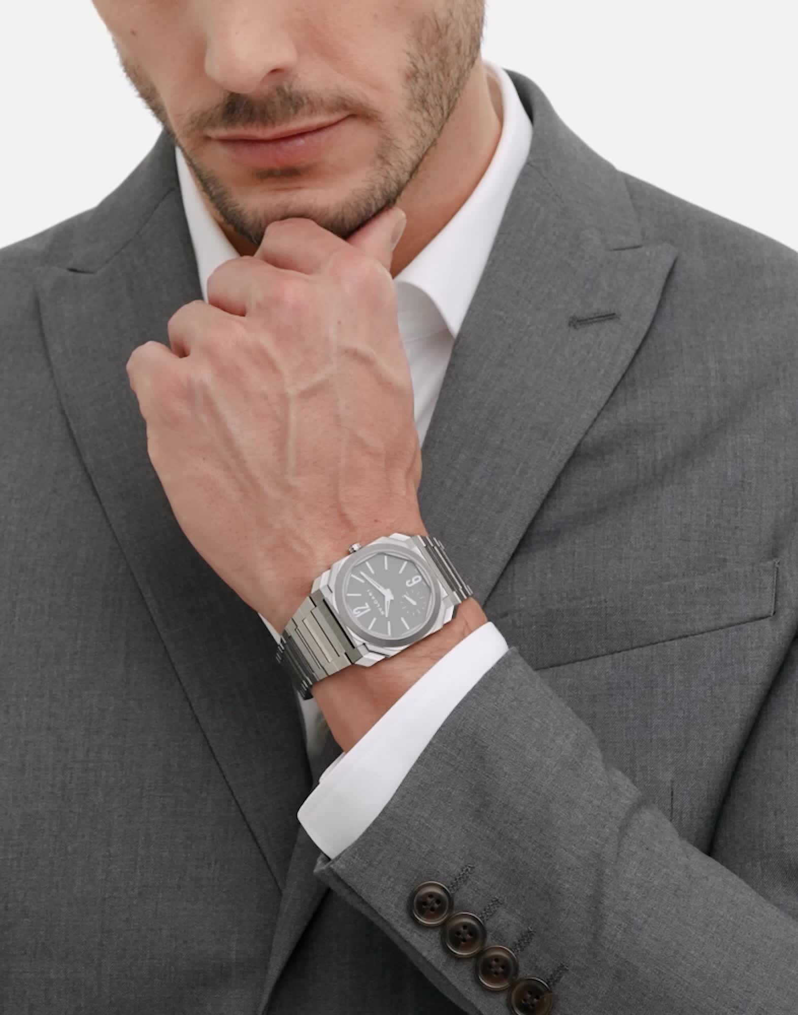 Octo Finissimo 37 Mm Watch Titanium 104351 | Watches | Bvlgari