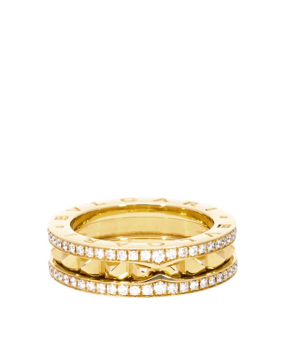 イエローゴールド ビー・ゼロワン リング に 0.65 カラット