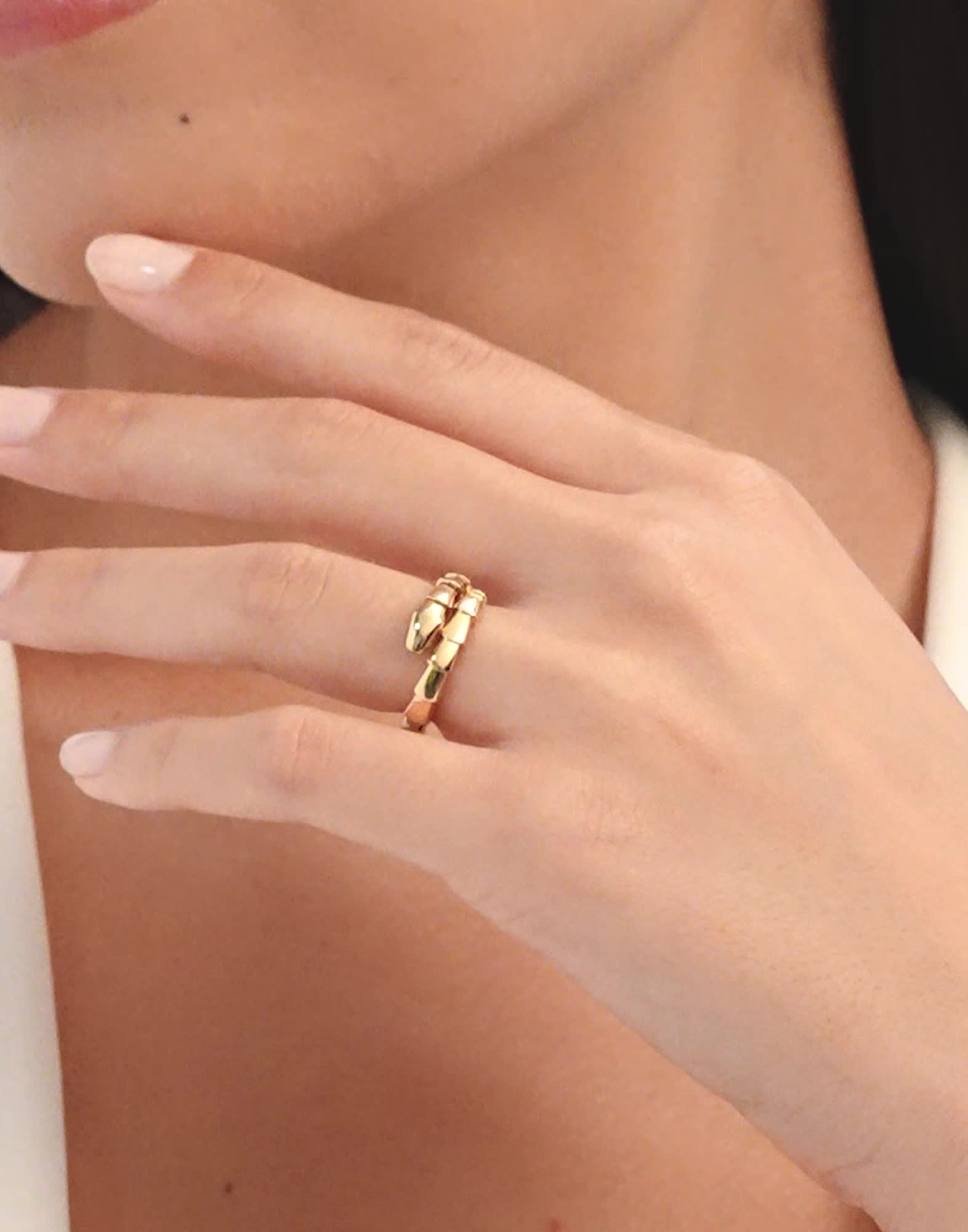 イエローゴールド セルペンティ ヴァイパー リング AN859234 | ブルガリ